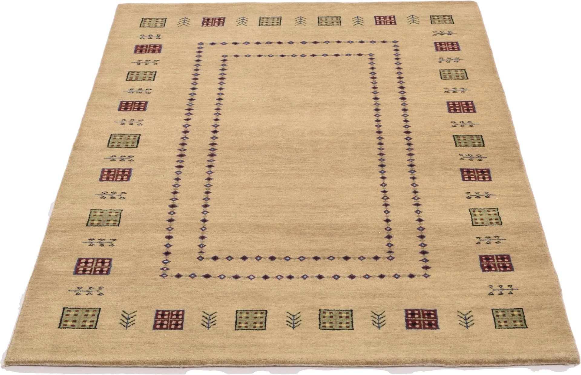 Loribaft Indian Rug 118 × 184 cm, Wool, hand-knotted