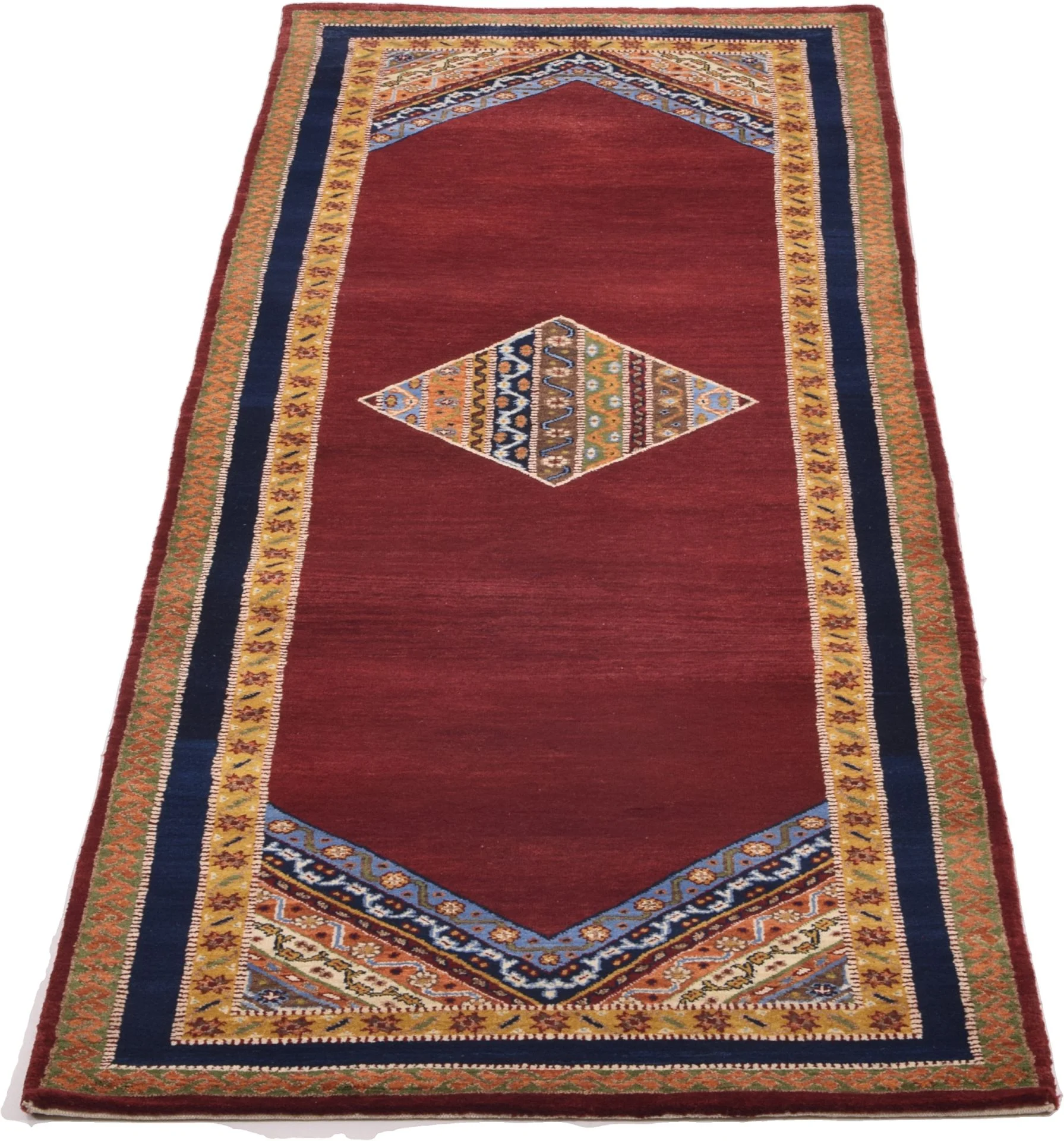 Loribaft Indian Rug — hand-knotted, 81 × 248 cm, Wool