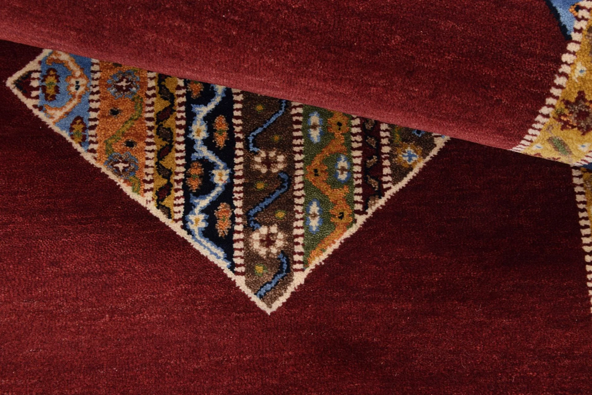 Loribaft Indian Rug — hand-knotted, 81 × 248 cm, Wool