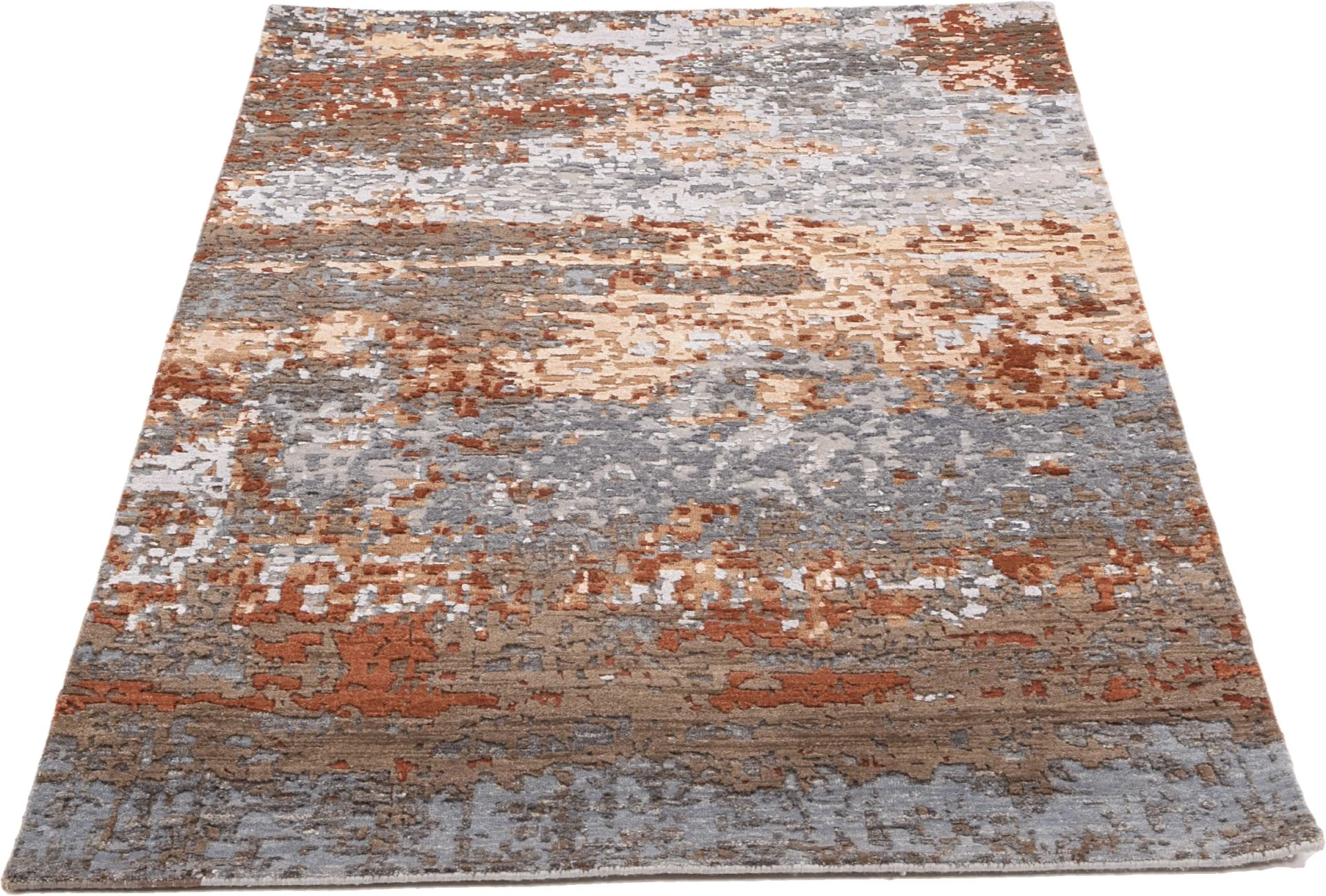 Indian Rug 120 × 190 cm, Silk, hand-knotted