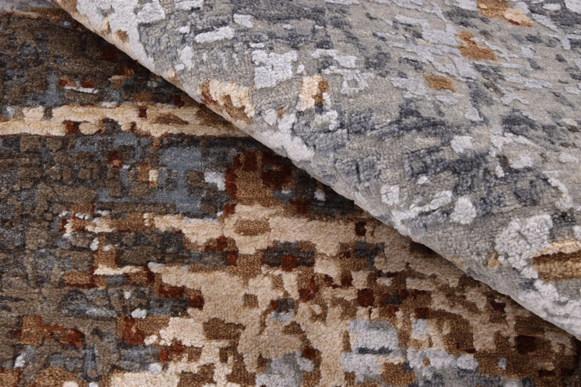 Indian Rug 120 × 190 cm, Silk, hand-knotted
