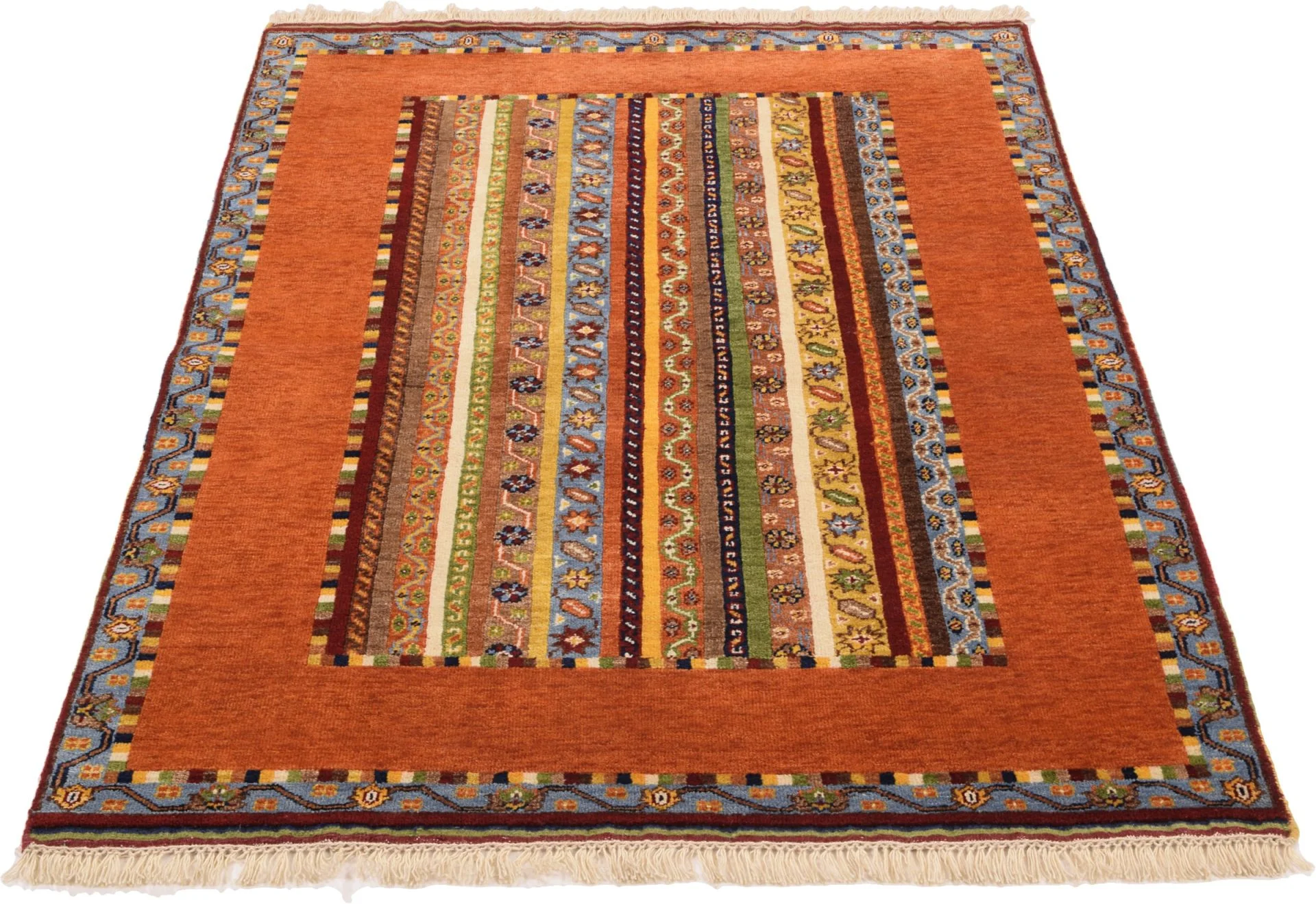 orientteppich-loribaft-121-x-185-cm-baumwolle-handgeknupft-1 Loribaft Indian Rug — hand-knotted, 121 × 185 cm