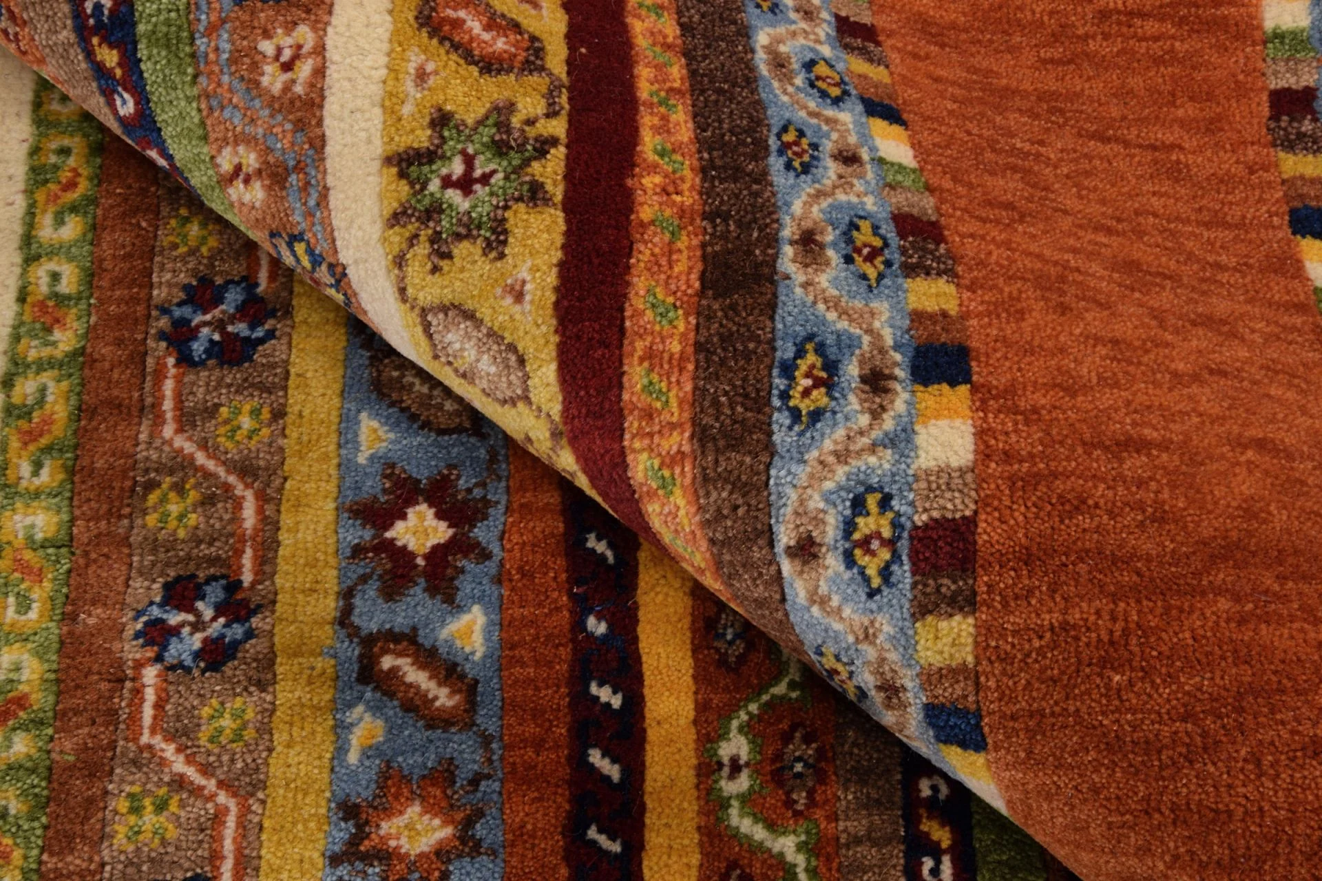 orientteppich-loribaft-121-x-185-cm-baumwolle-handgeknupft-3 Loribaft Indian Rug — hand-knotted, 121 × 185 cm