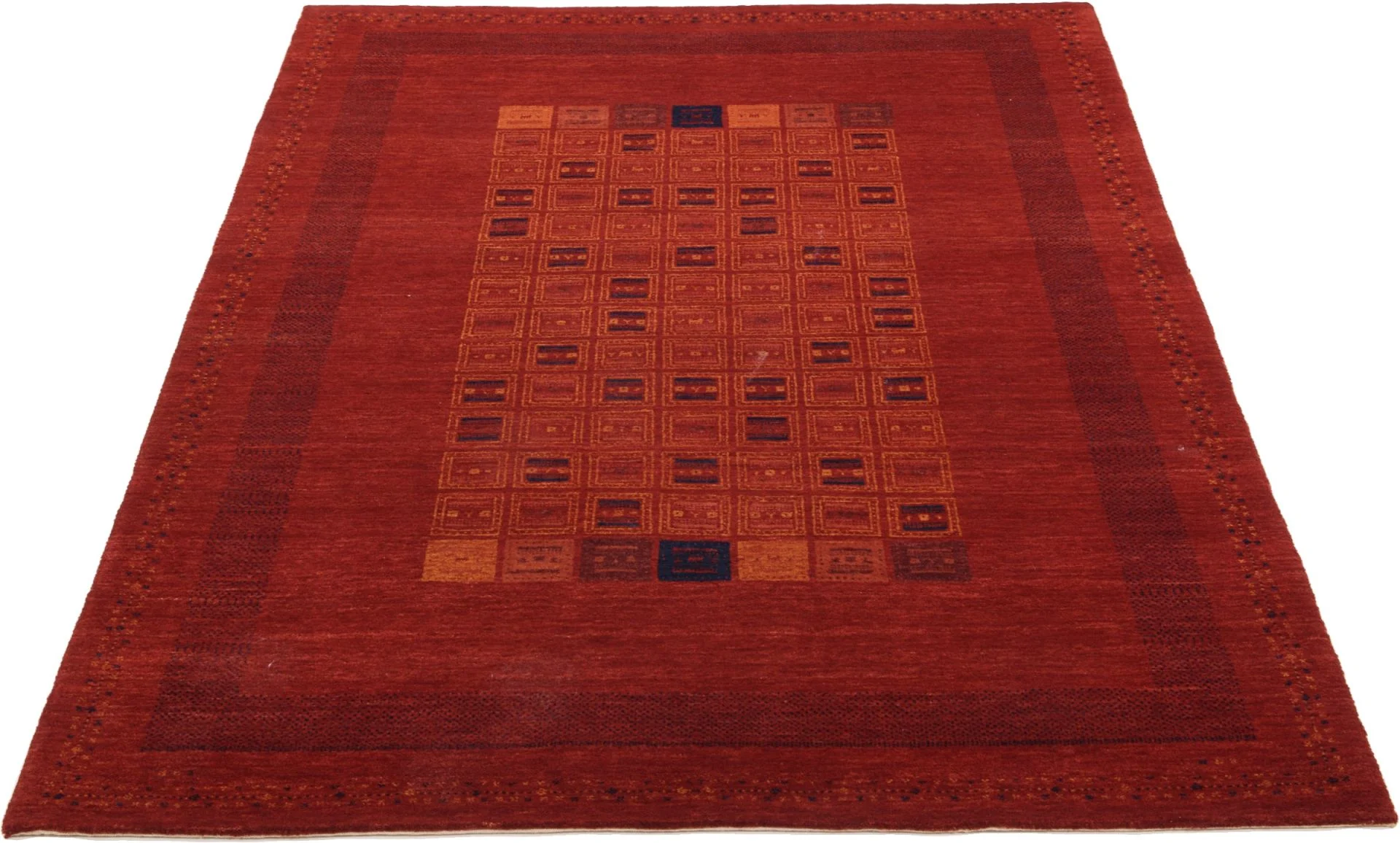 orientteppich-loribaft-142-x-205-cm-baumwolle-handgeknupft-1 Loribaft Indian Rug 142 × 205 cm, hand-knotted