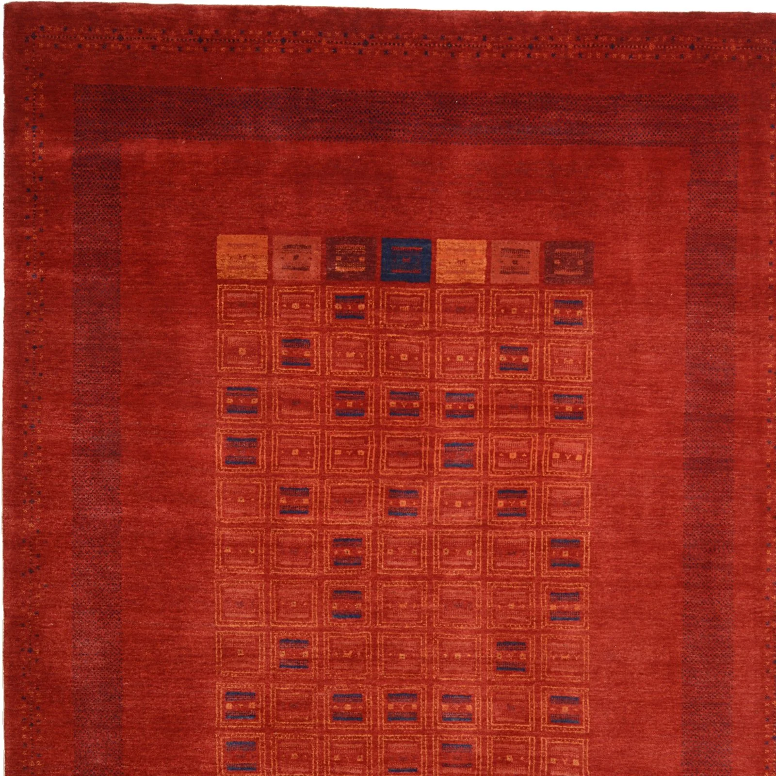 orientteppich-loribaft-170-x-241-cm-baumwolle-handgeknupft-rot-5 Loribaft Indian Rug — hand-knotted, 170 × 241 cm