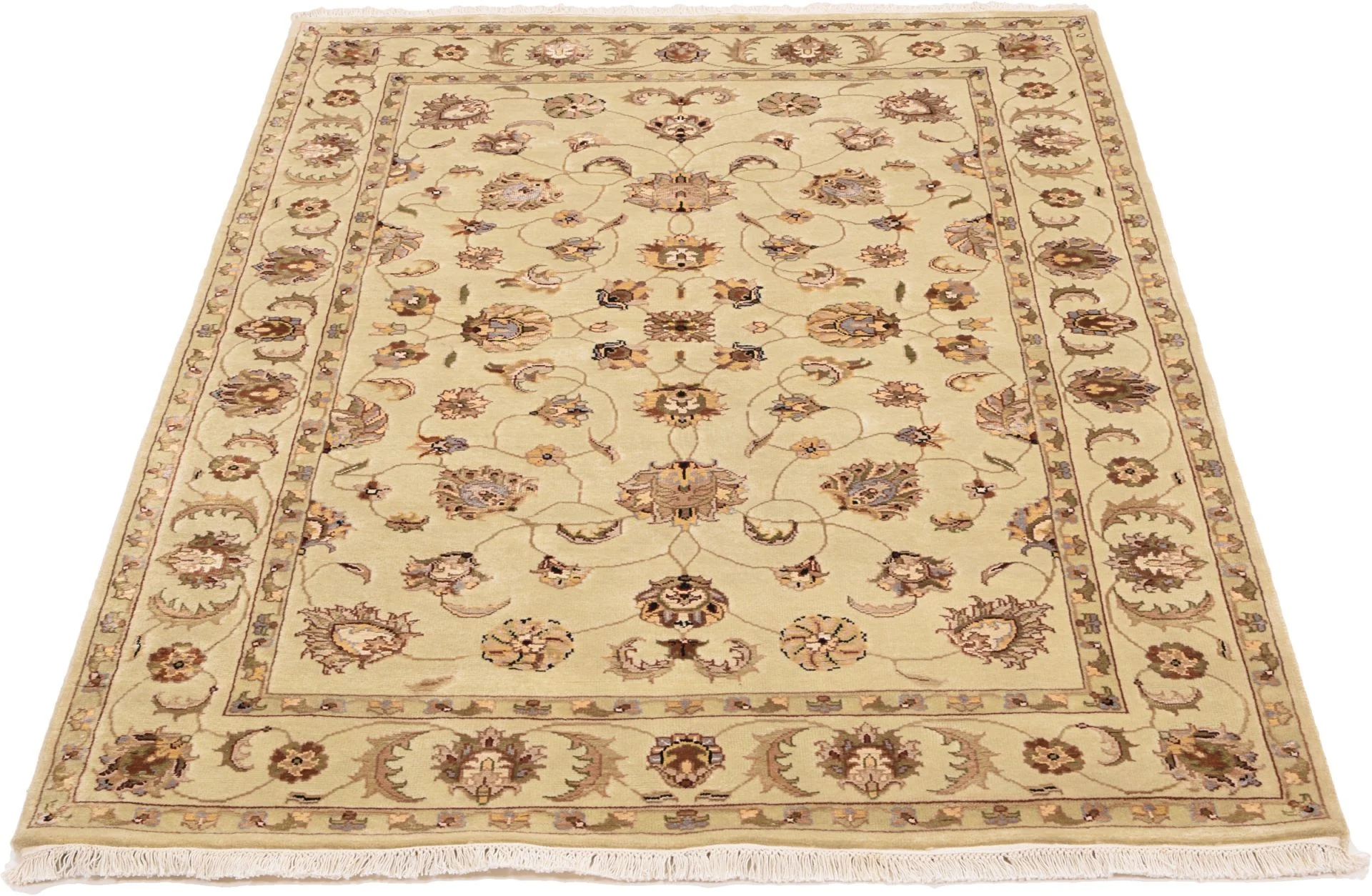 Tabriz Indian Rug 125 × 185 cm, hand-knotted