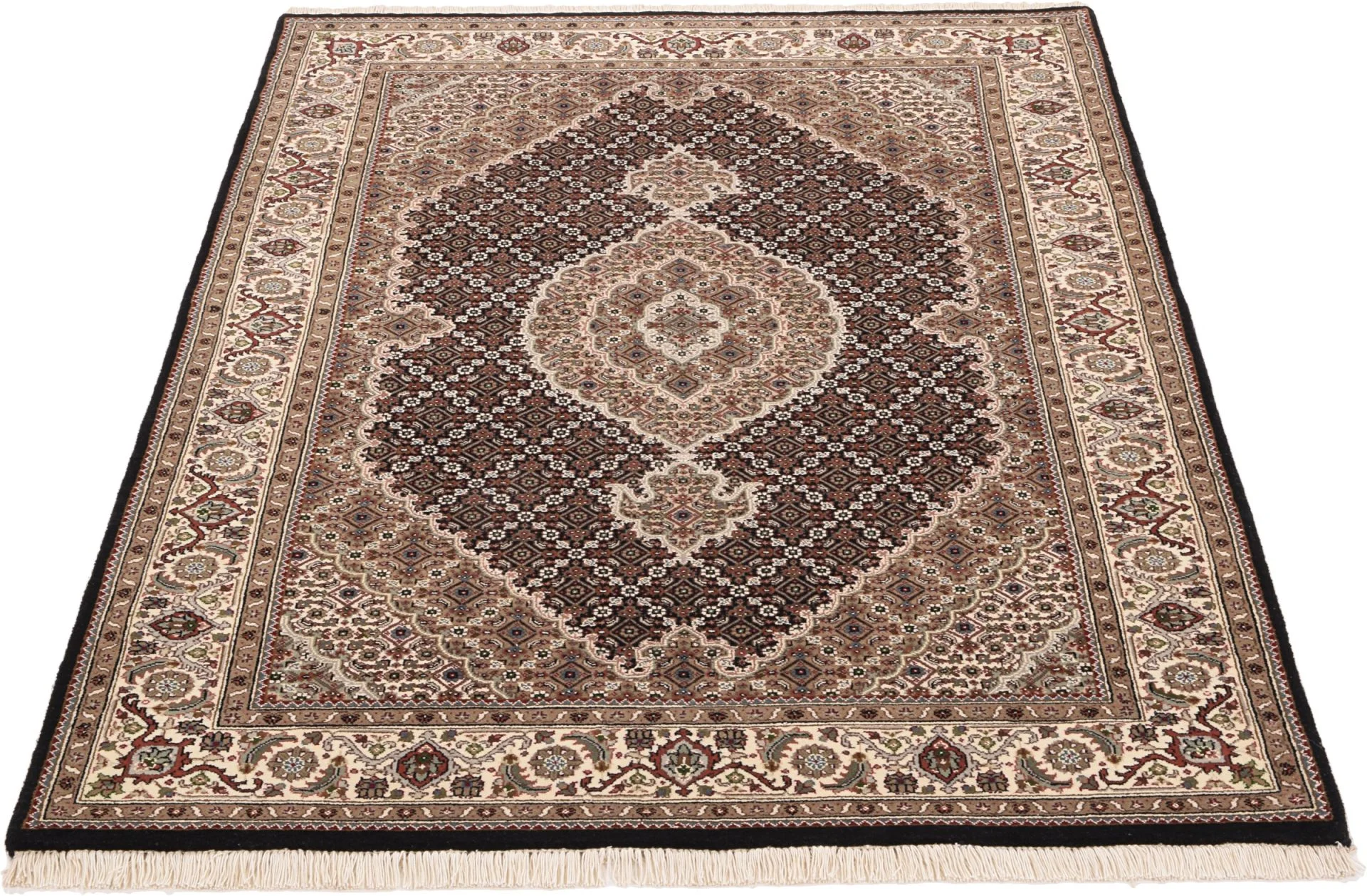 Tabriz Indian Rug — hand-knotted, 125 × 185 cm