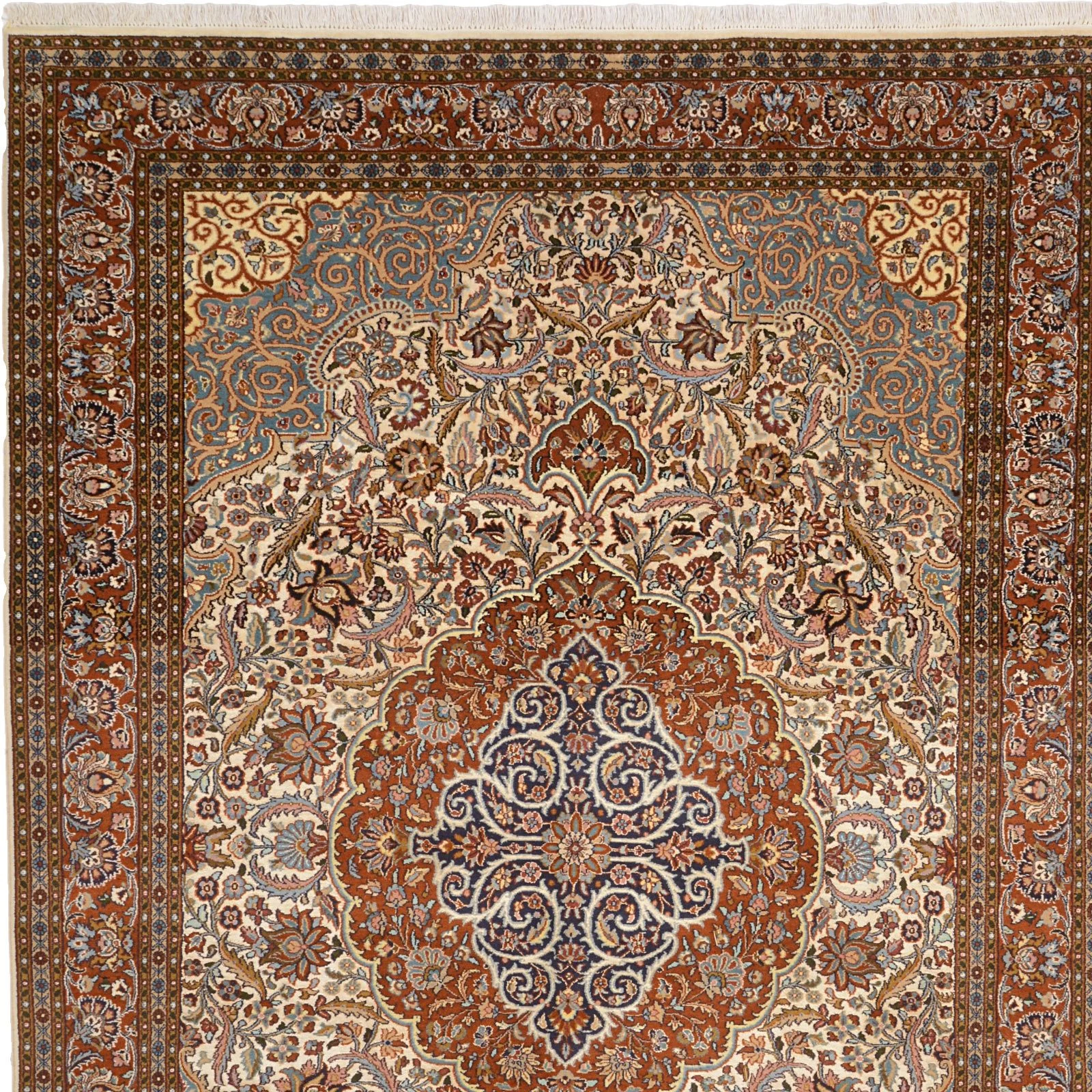 Tabriz Indian Rug 194 × 300 cm, hand-knotted