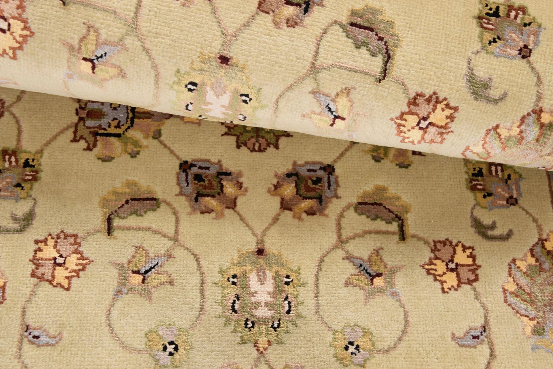Tabriz Indian Rug 80 × 358 cm, hand-knotted