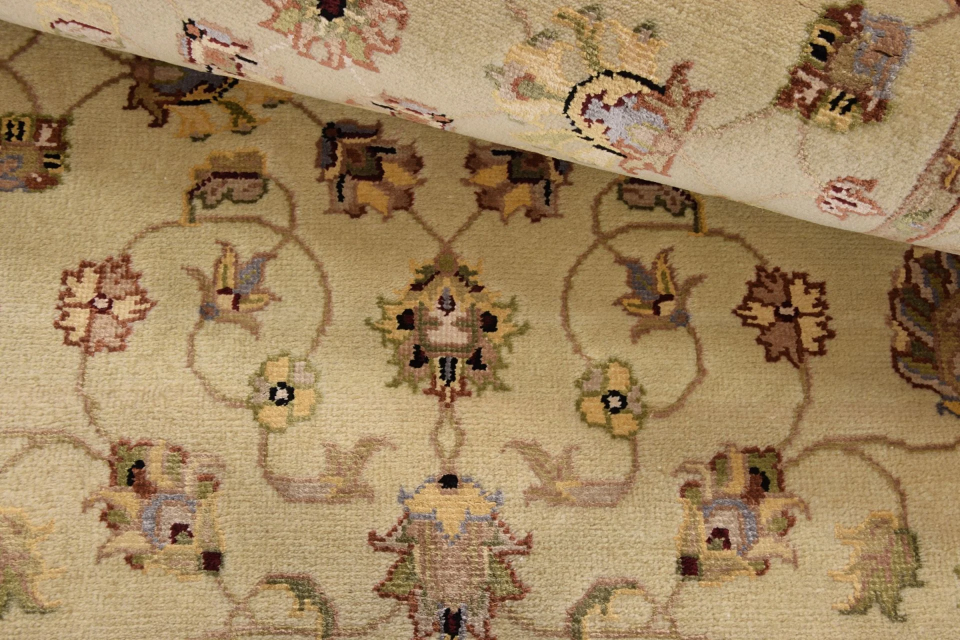 Tabriz Indian Rug 81 × 298 cm, hand-knotted