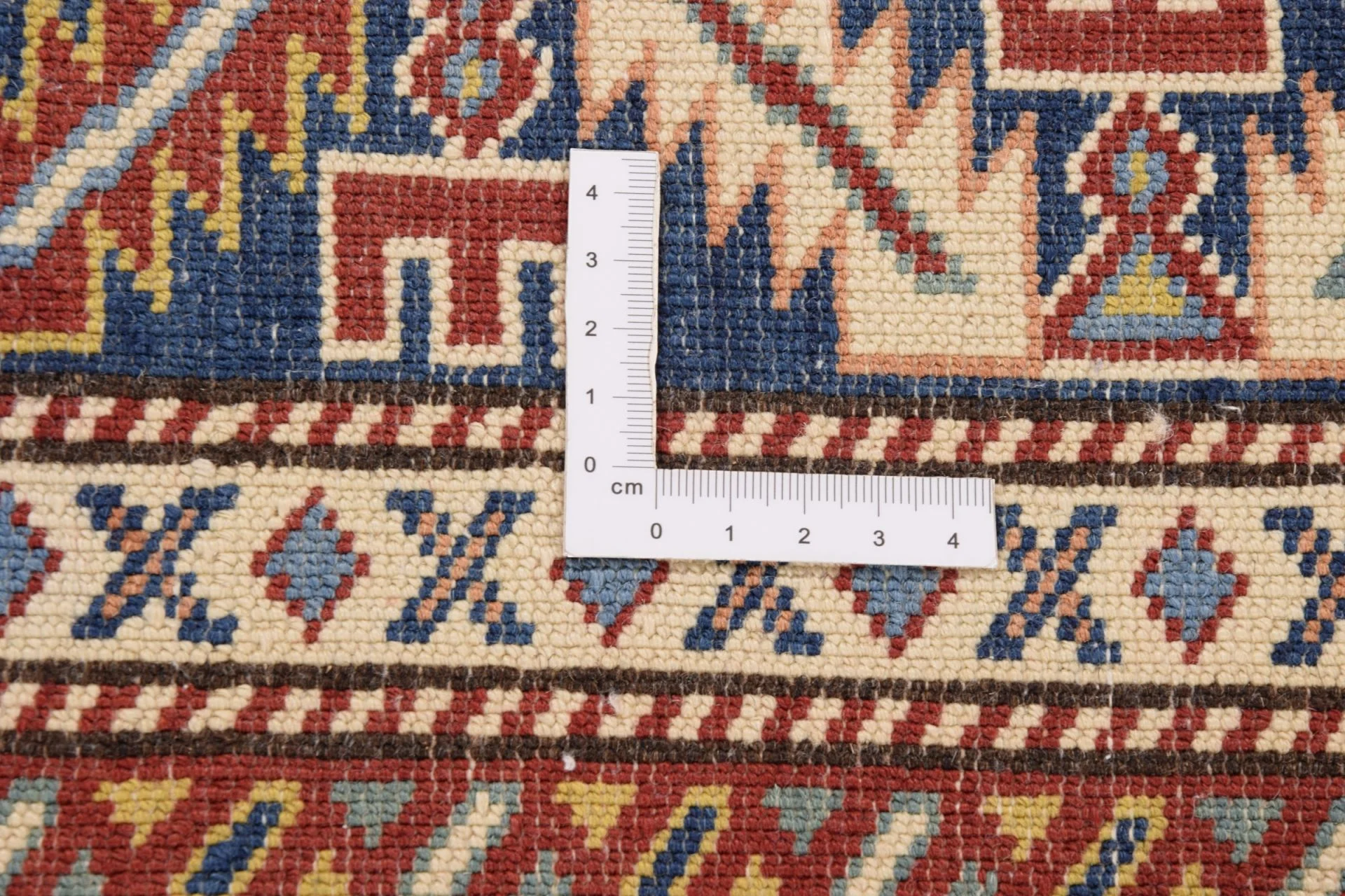 Kazak Indian Rug — hand-knotted, 124 × 173 cm