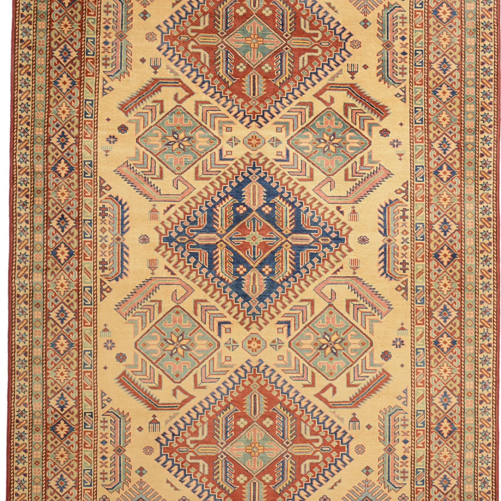Kazak Indian Rug 146 × 219 cm, hand-knotted