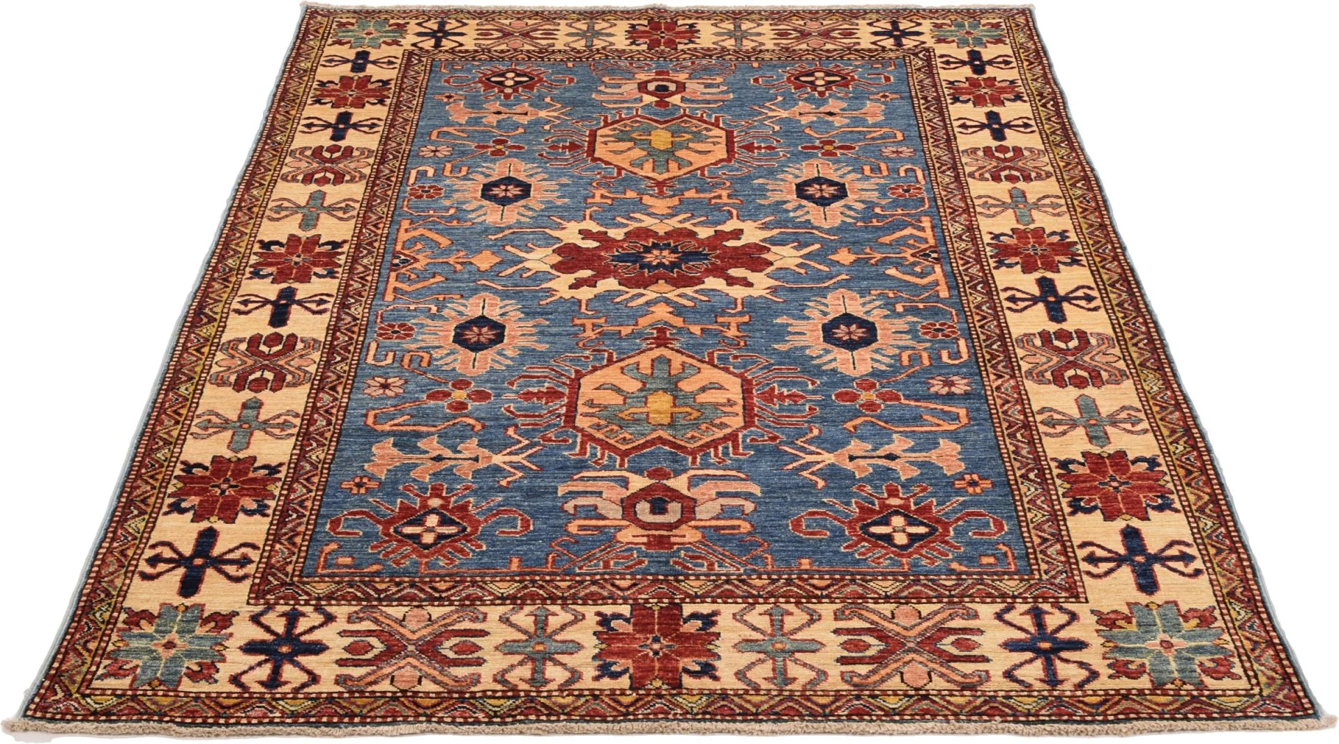 Kazak Indian Rug 150 × 200 cm, hand-knotted