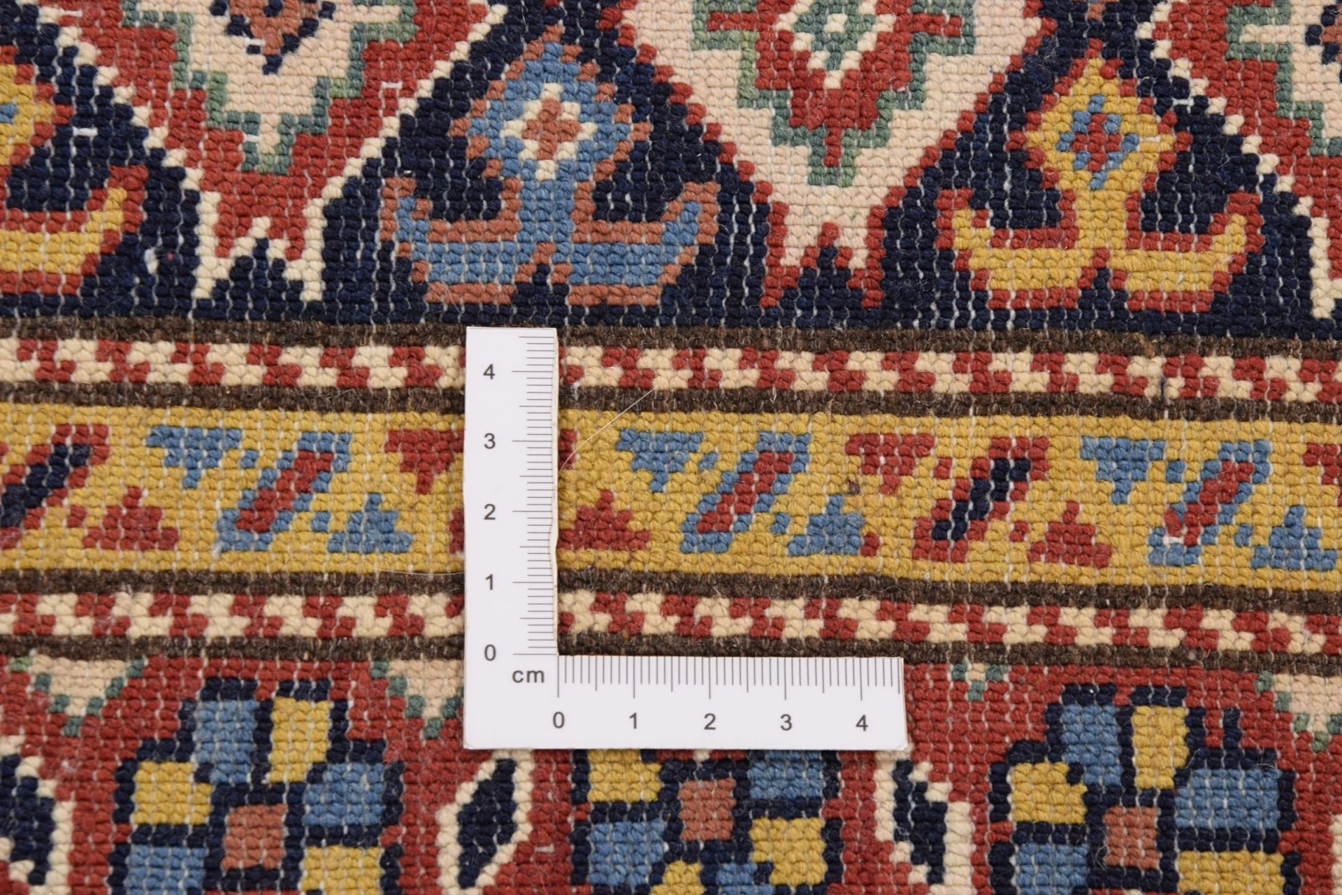 Kazak Indian Rug — hand-knotted, 143 × 214 cm