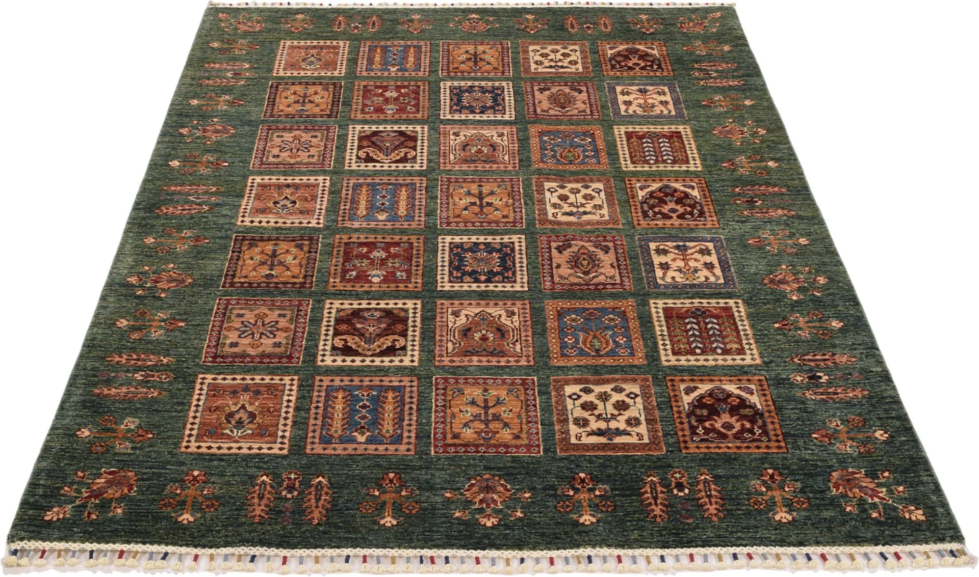 Samarkand Pakistani Rug 159 × 228 cm, Wool, hand-knotted