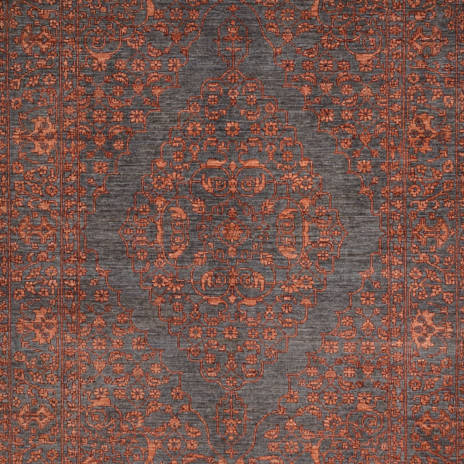 Hand-Knotted Wool Ziegler Pakistani Rug, 180 × 241 cm