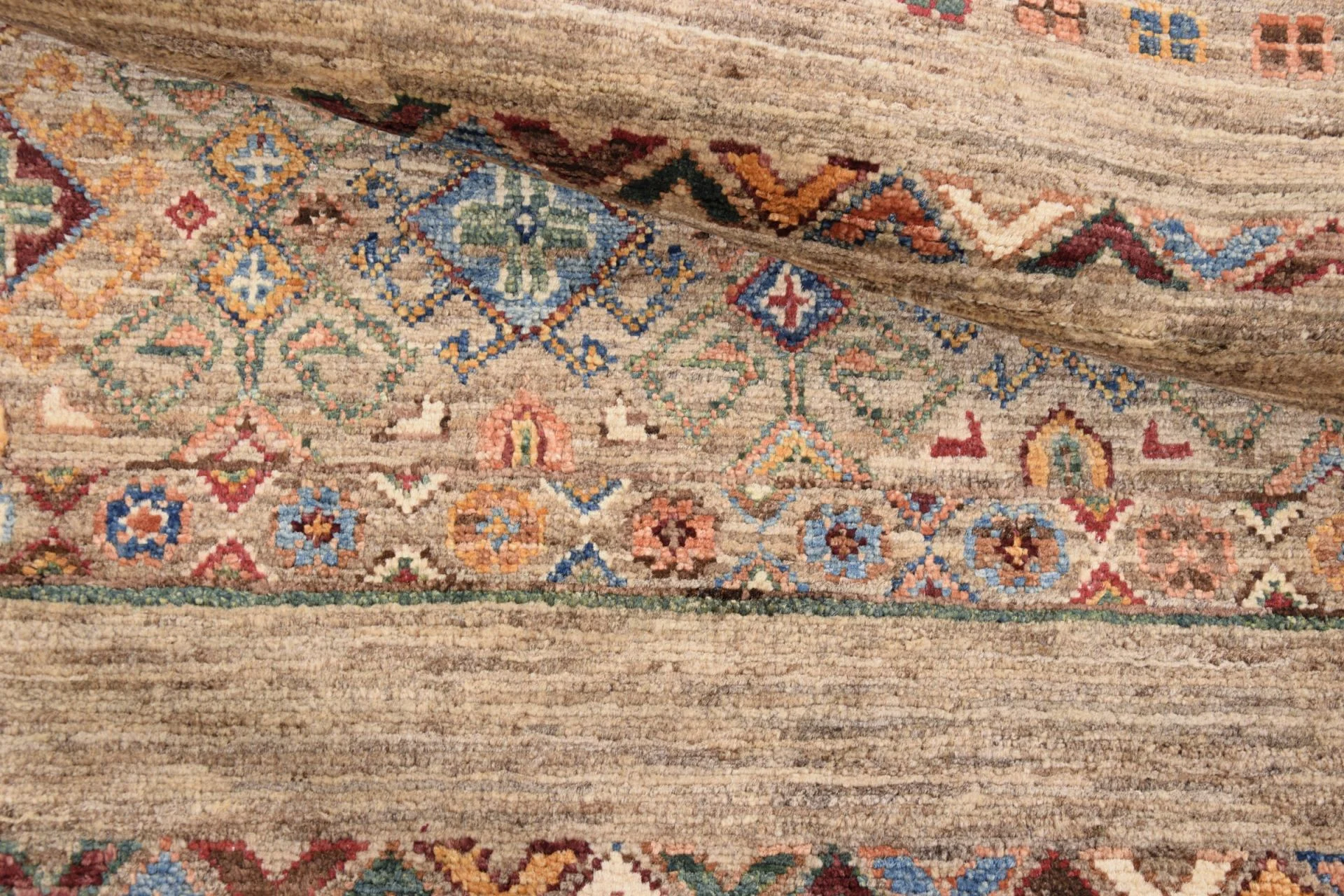 Samarkand Pakistani Rug — hand-knotted, 78 × 295 cm, Wool