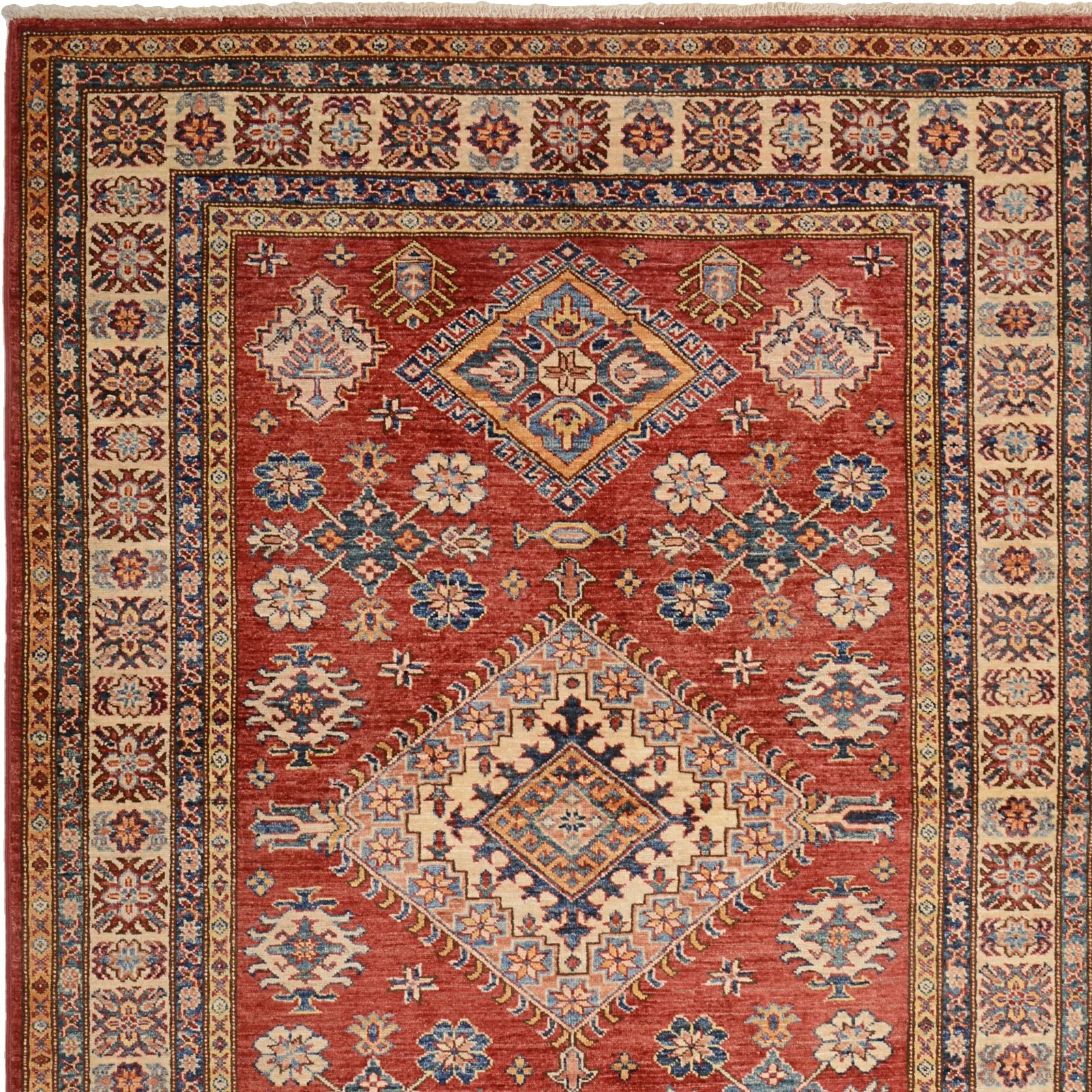 Samarkand Pakistani Rug 147 × 210 cm, Wool, hand-knotted