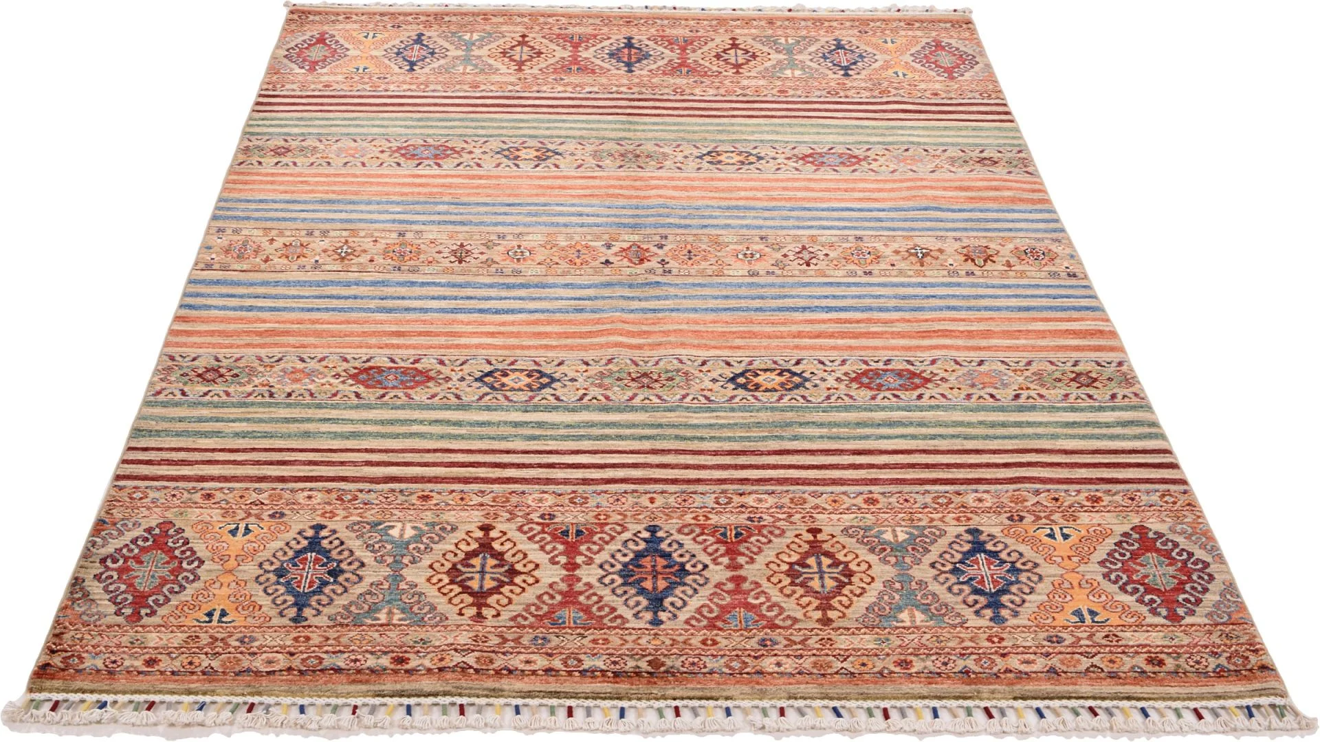 Samarkand Pakistani Rug 171 × 246 cm, Wool, hand-knotted