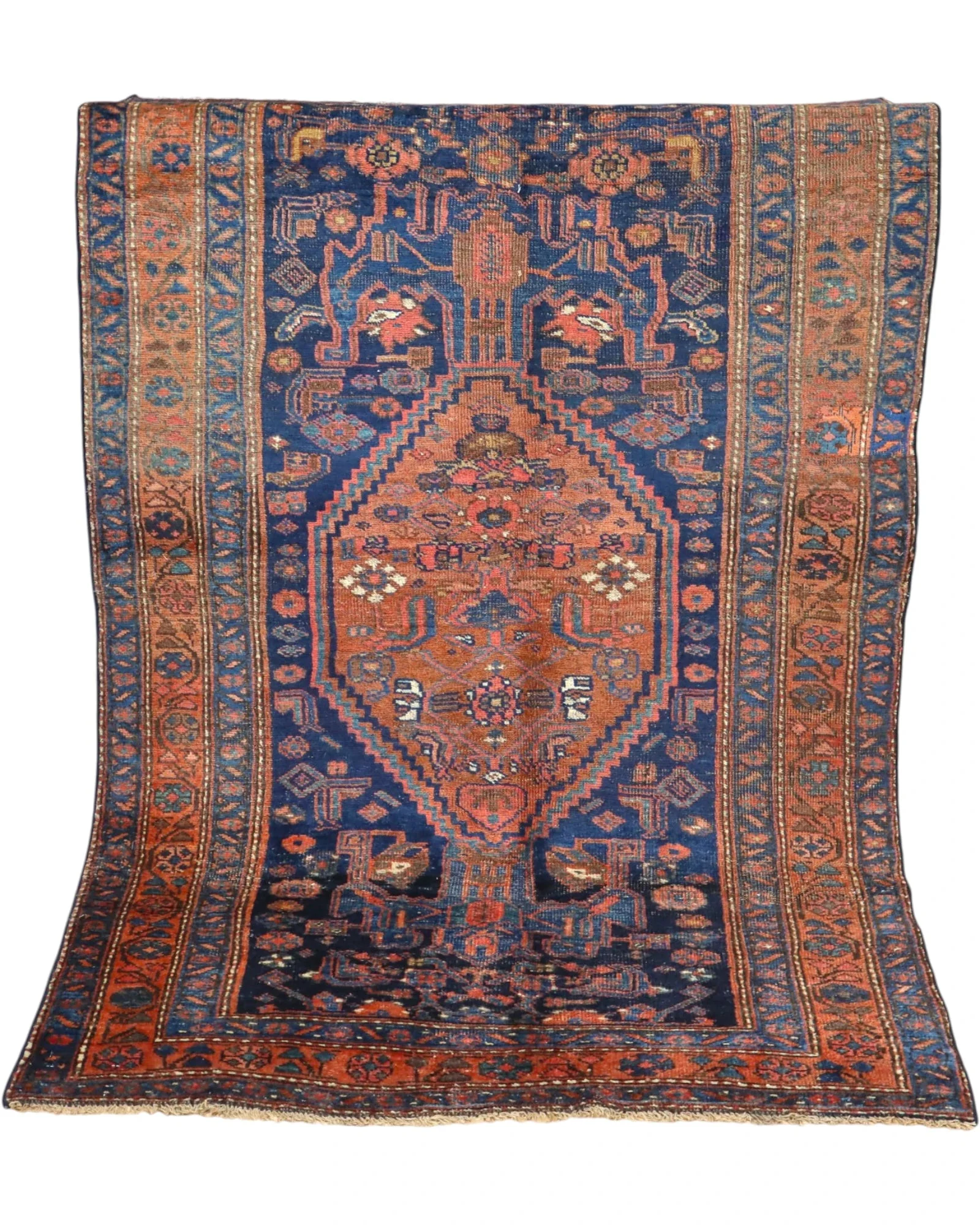 Bijar Persian Rug — hand-knotted, 197 × 122 cm, Wool