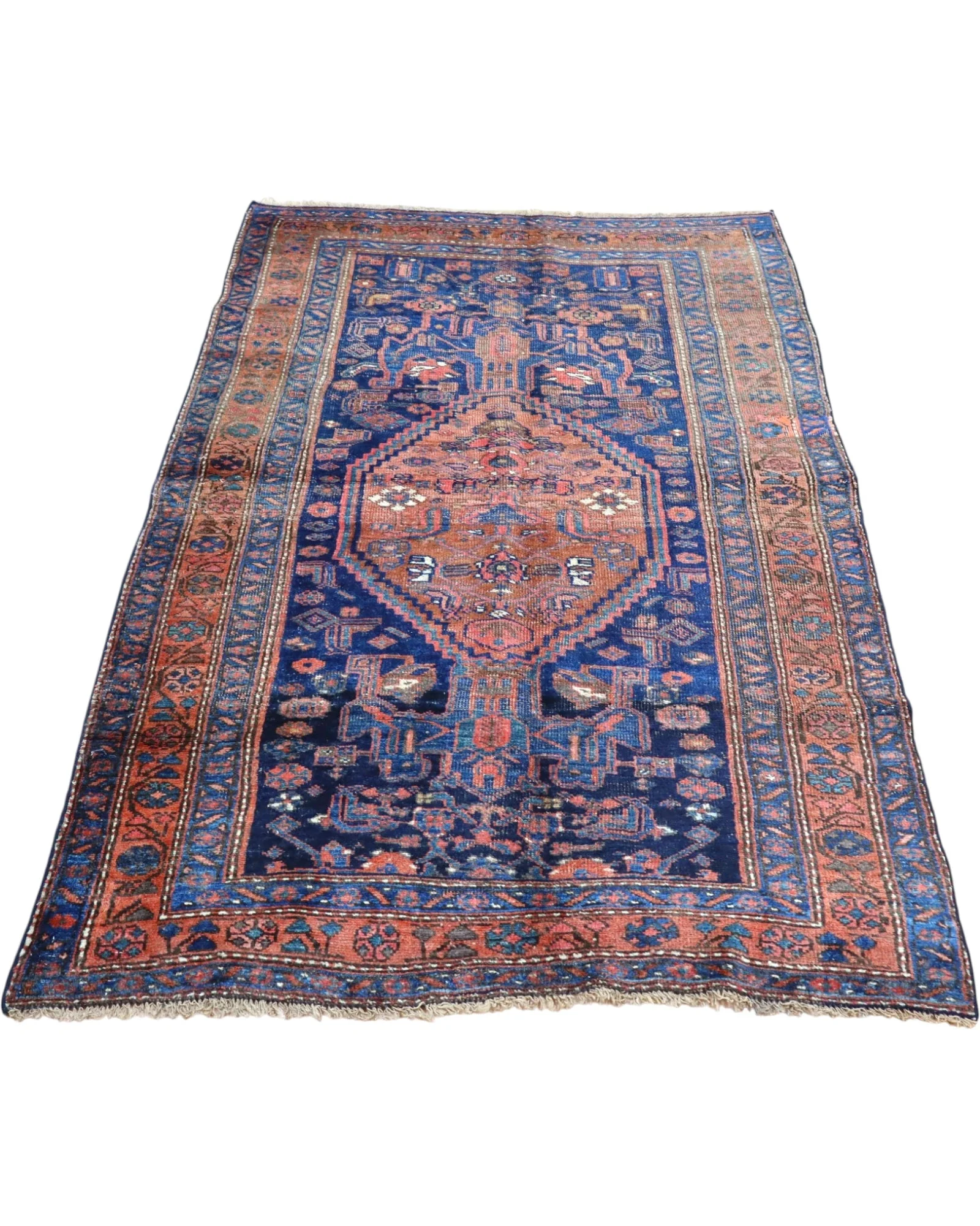 Bijar Persian Rug — hand-knotted, 197 × 122 cm, Wool