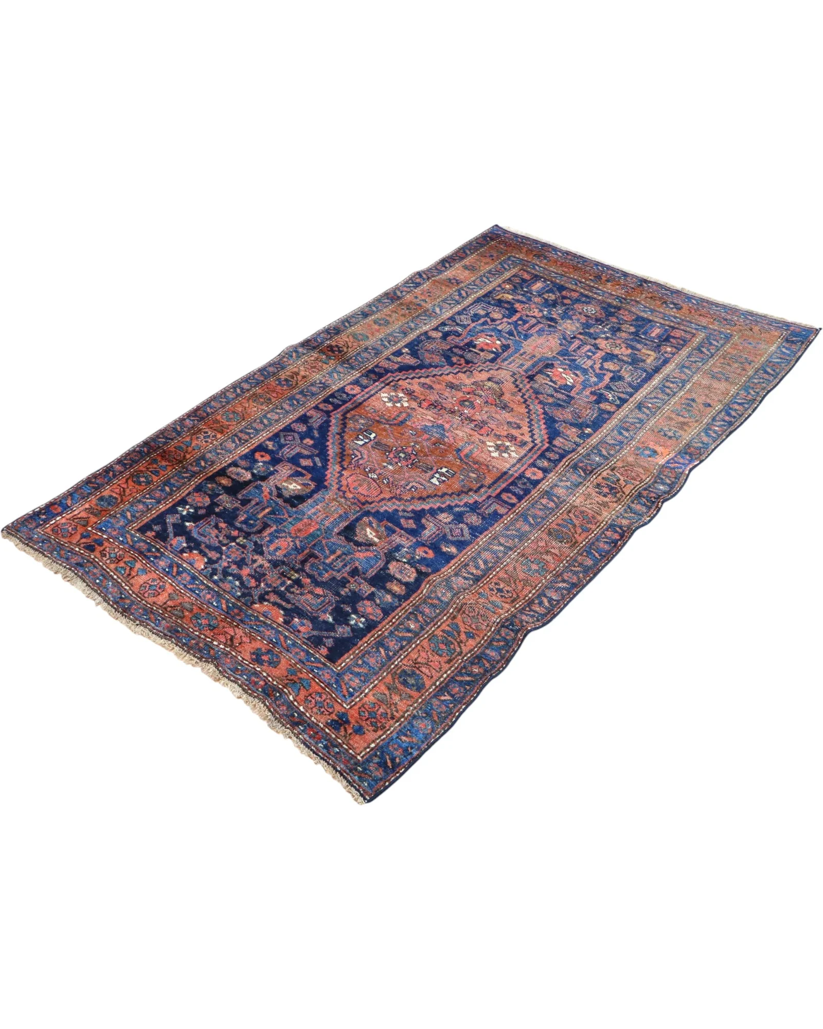 Bijar Persian Rug — hand-knotted, 197 × 122 cm, Wool