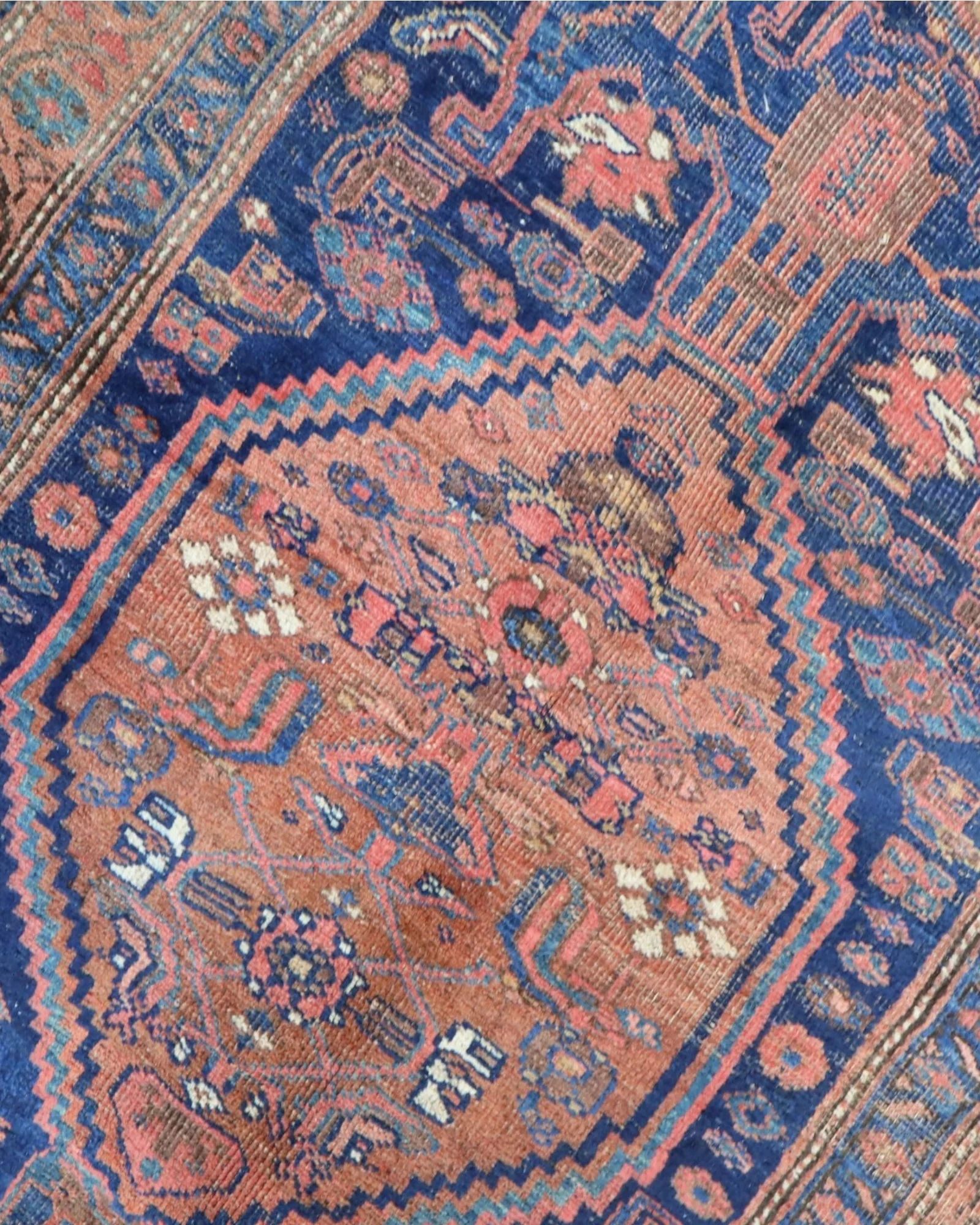 Bijar Persian Rug — hand-knotted, 197 × 122 cm, Wool
