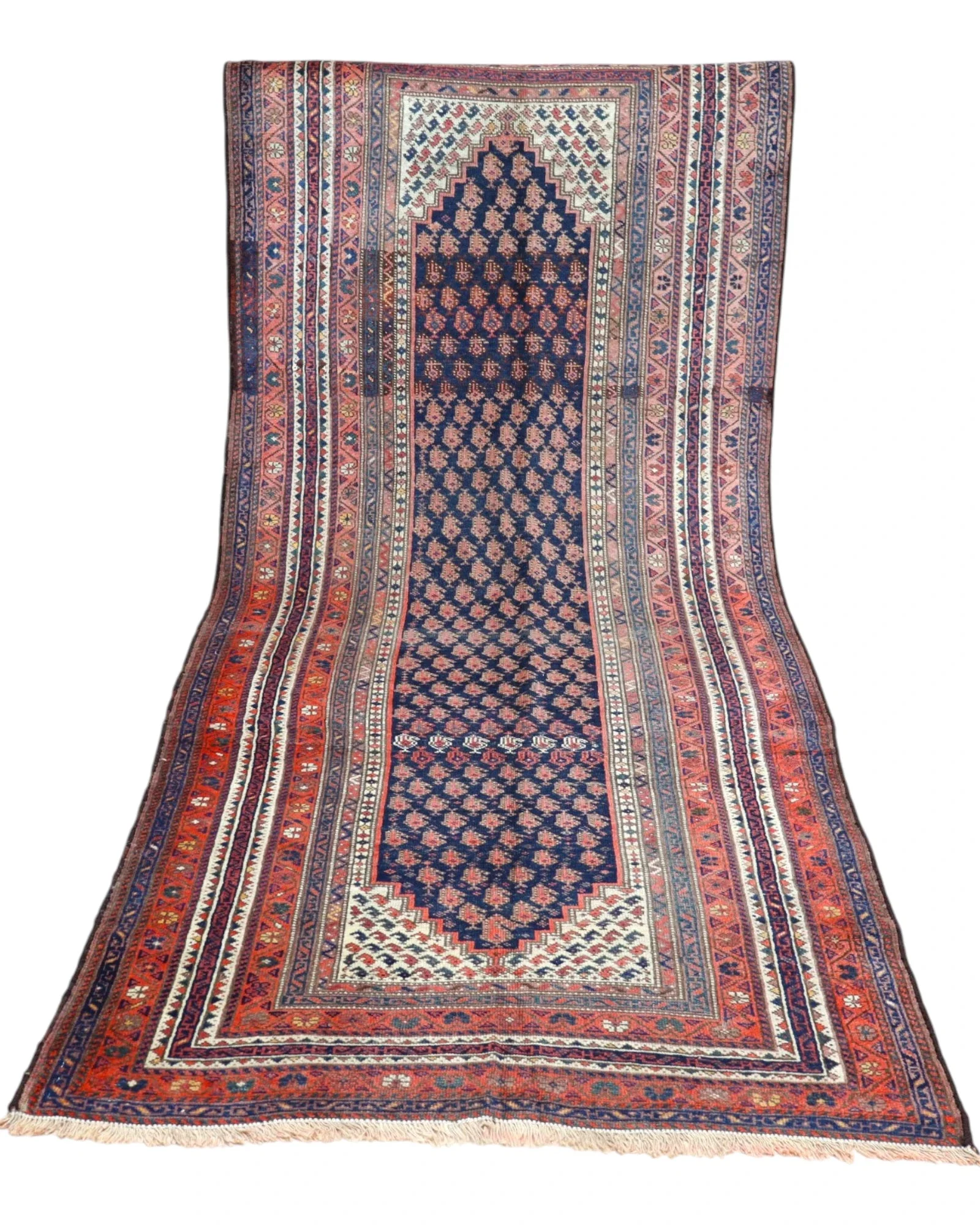 Persian Rug 282 × 120 cm, Wool, hand-knotted