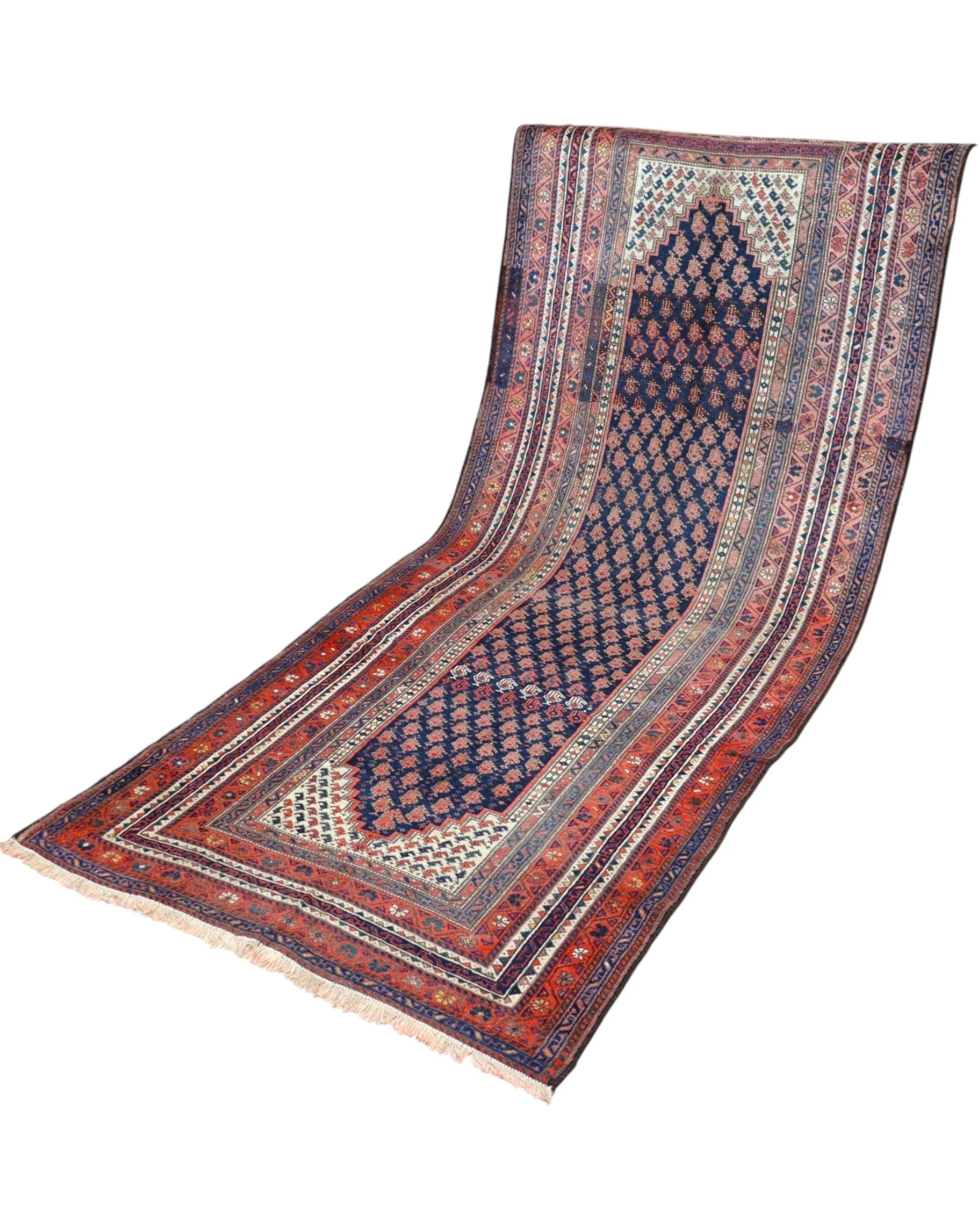 Persian Rug 282 × 120 cm, Wool, hand-knotted