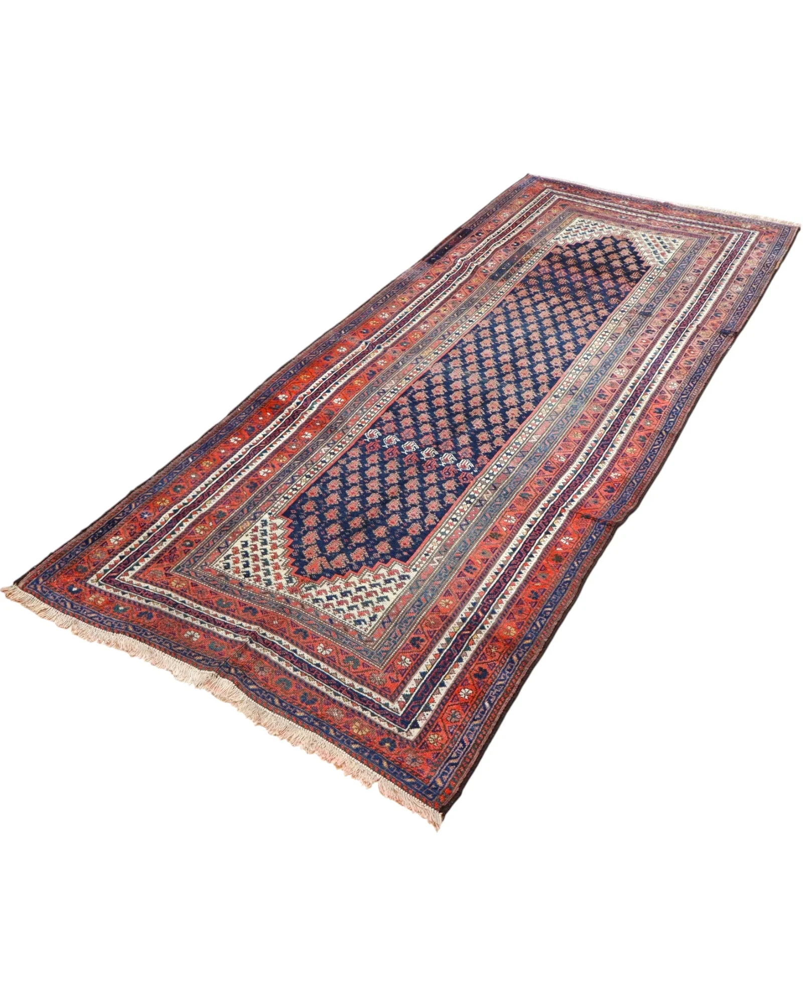 Persian Rug 282 × 120 cm, Wool, hand-knotted