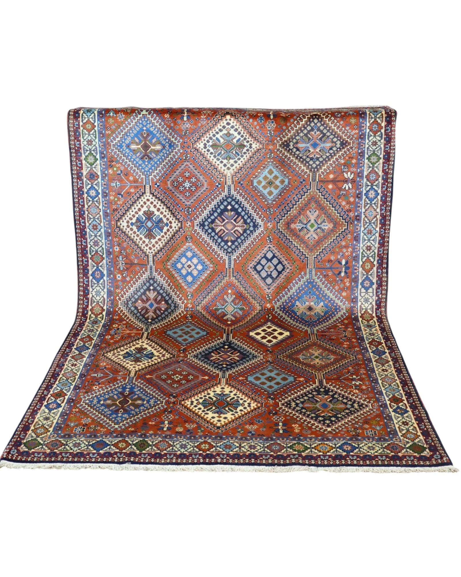 Persian Rug — hand-knotted, 237 × 153 cm, Wool