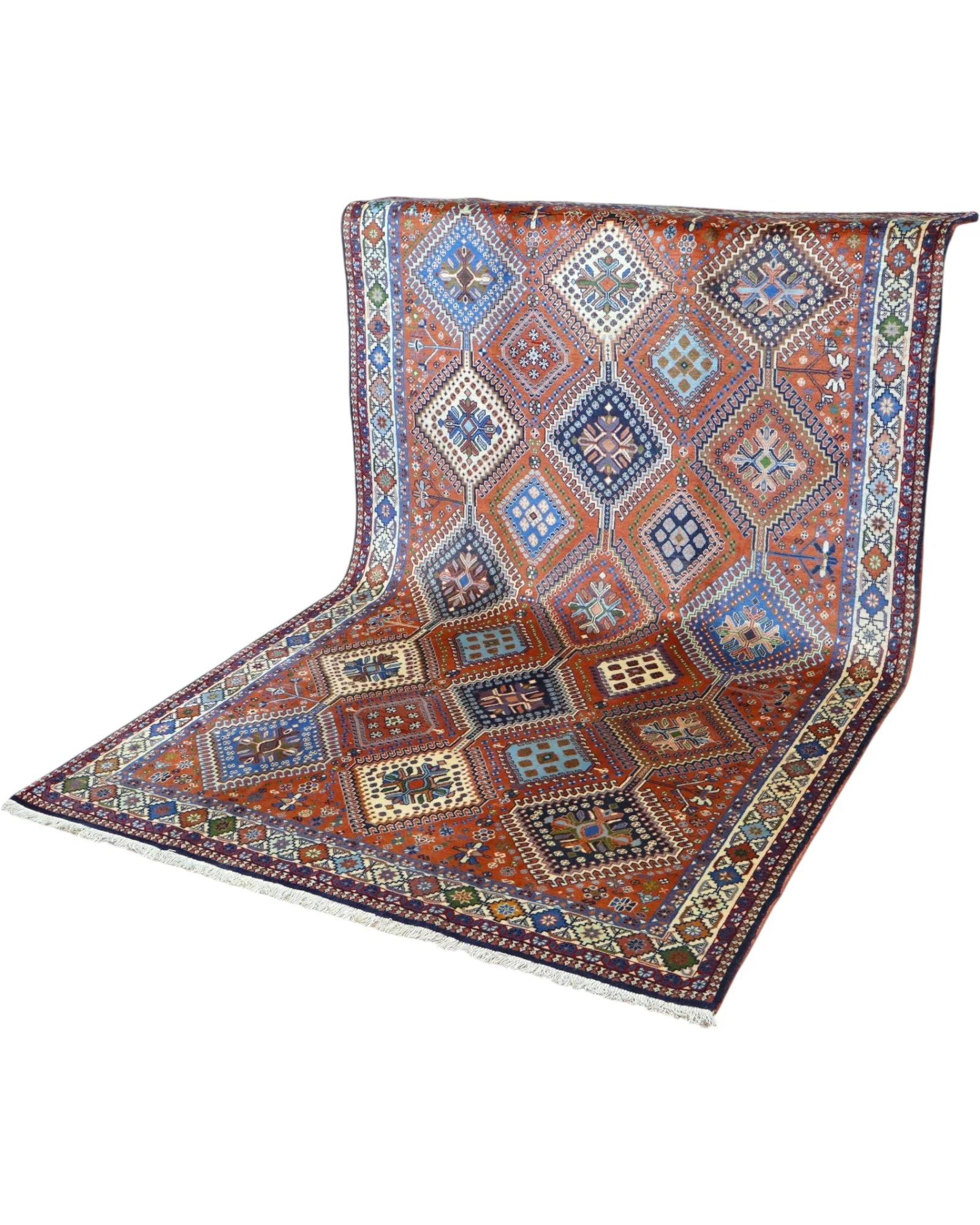 Persian Rug — hand-knotted, 237 × 153 cm, Wool