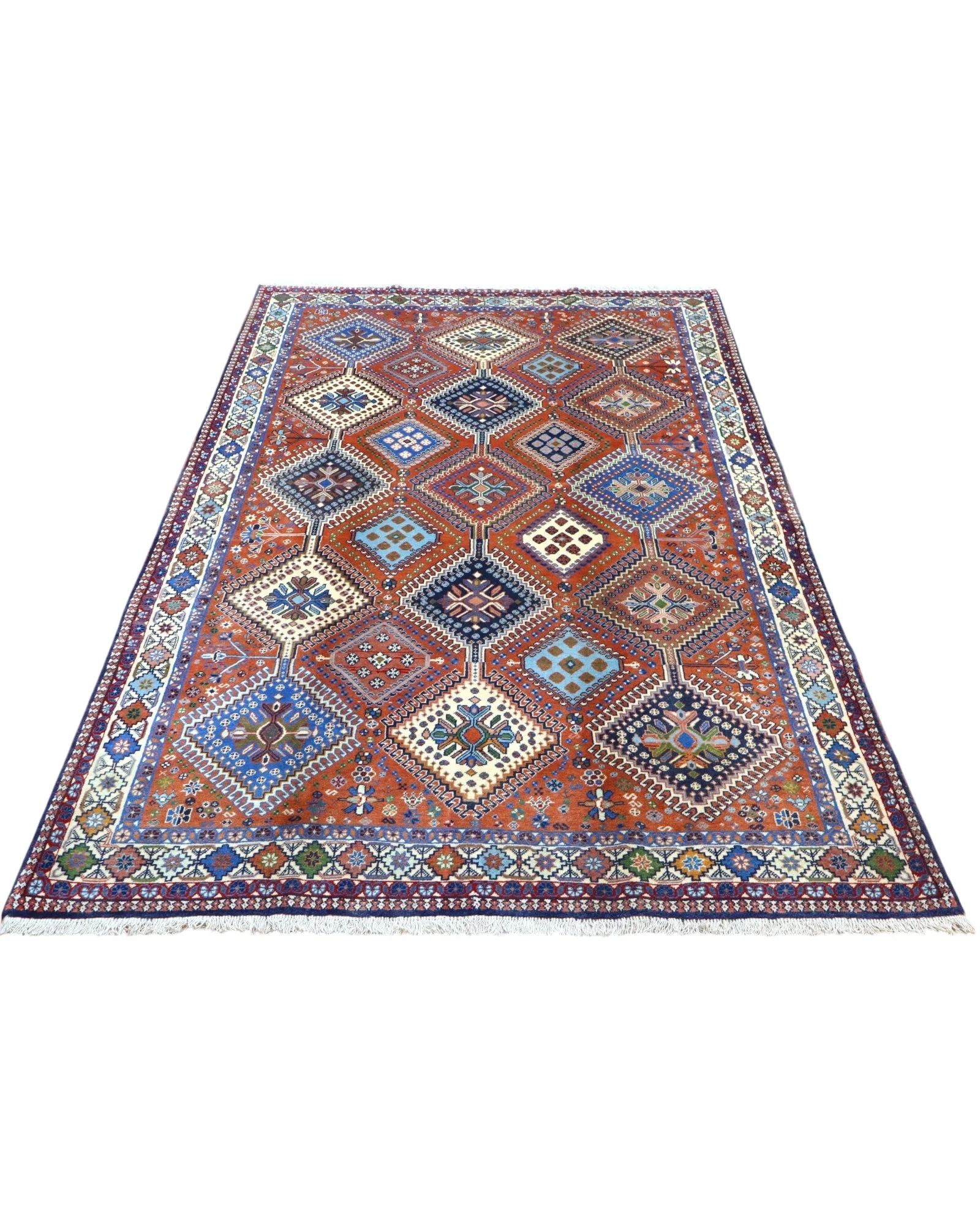 Persian Rug — hand-knotted, 237 × 153 cm, Wool
