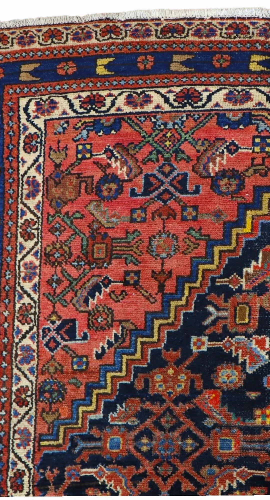 Malayer Persian Rug — hand-knotted, 197 × 129 cm, Wool