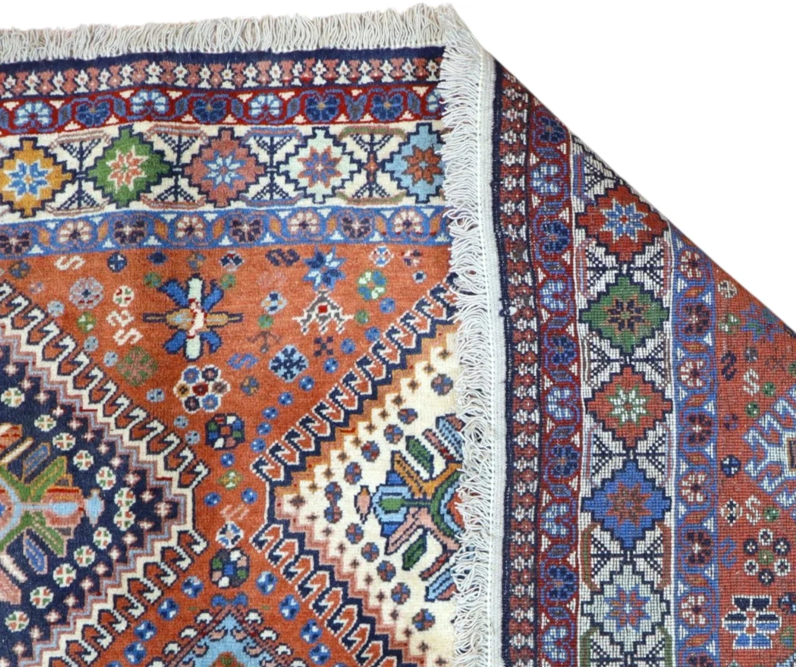 Persian Rug — hand-knotted, 237 × 153 cm, Wool