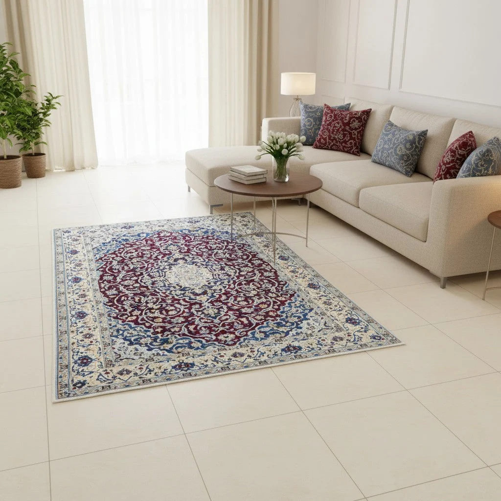 Nain Persian Rug — hand-knotted, 257 × 161 cm, Wool