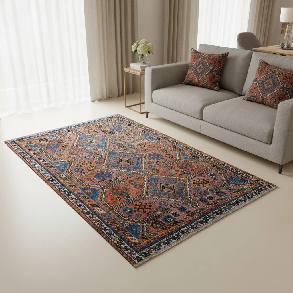 Persian Rug — hand-knotted, 237 × 160 cm, Wool