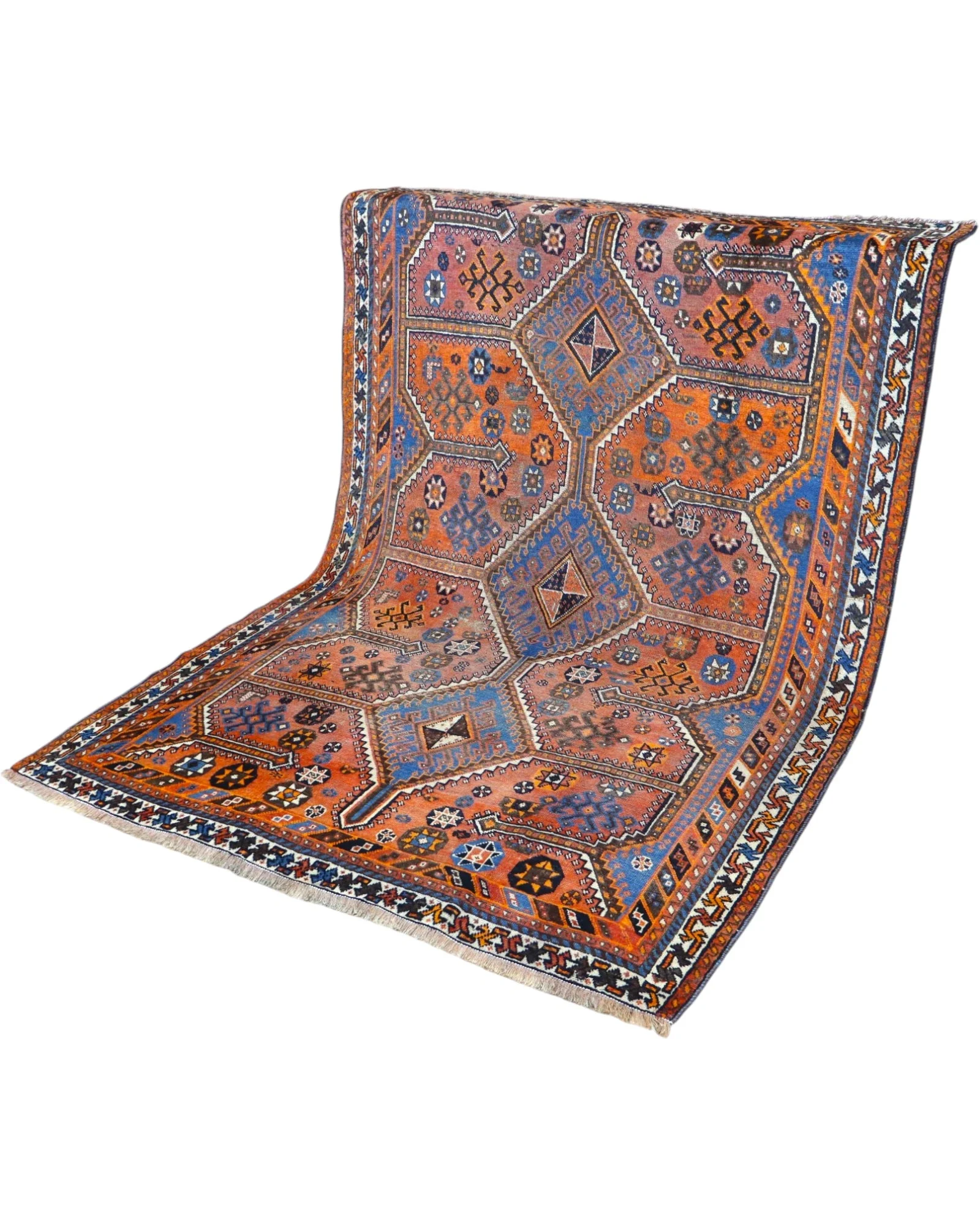 Persian Rug — hand-knotted, 237 × 160 cm, Wool
