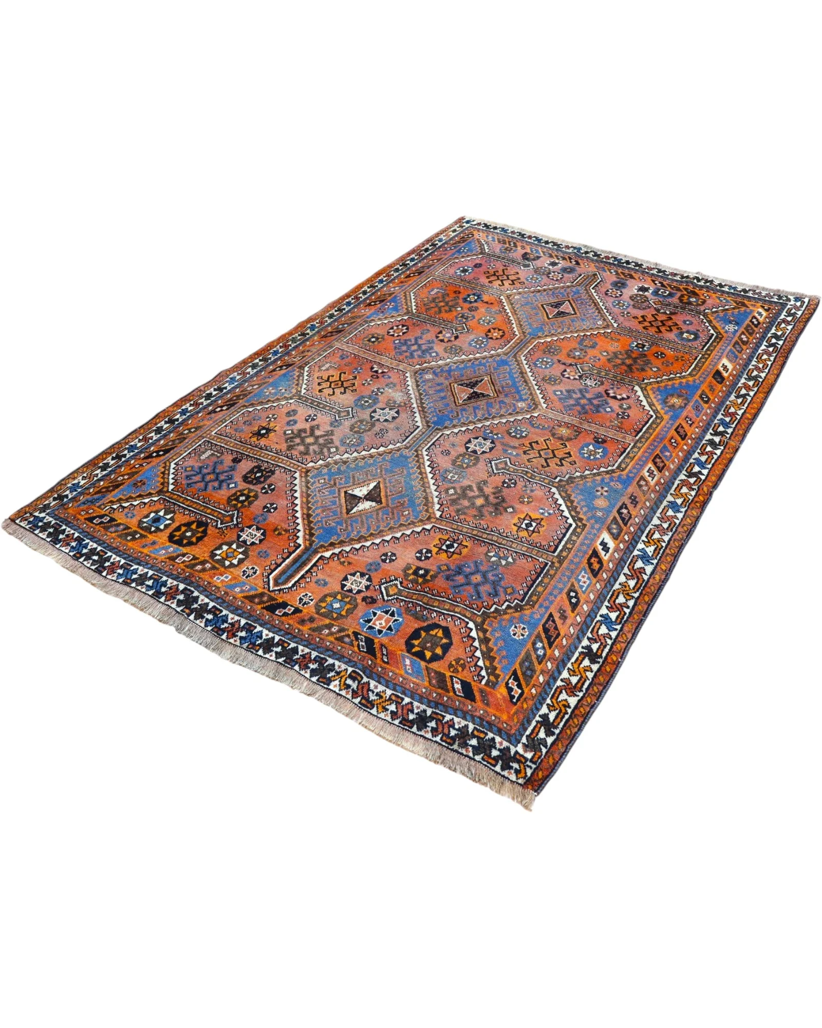 Persian Rug — hand-knotted, 237 × 160 cm, Wool