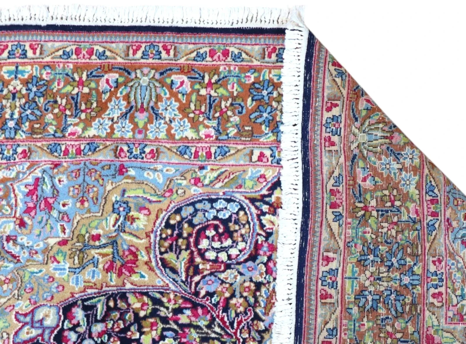 Kerman Persian Rug 244 × 158 cm, Wool, hand-knotted