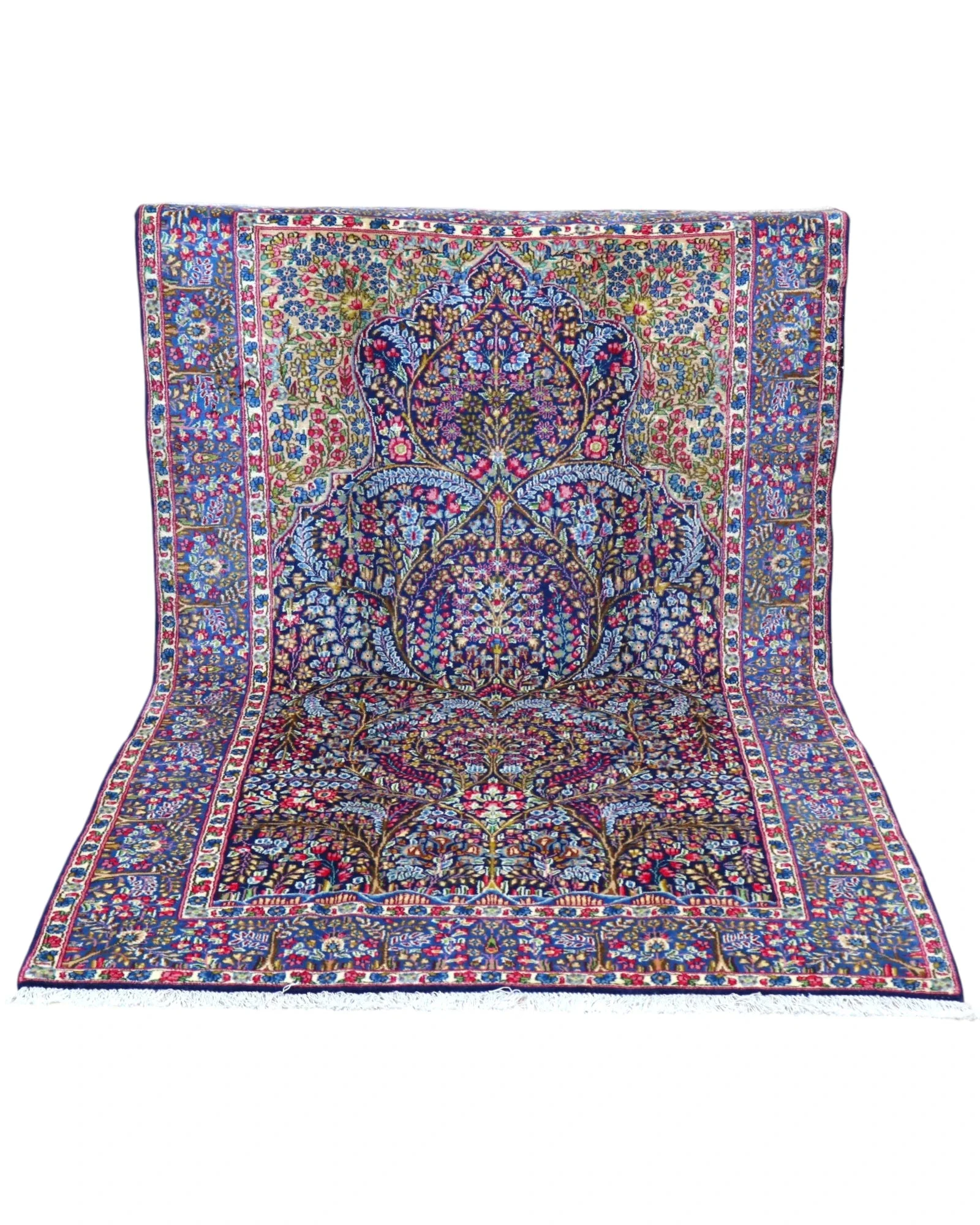 Kerman Persian Rug 247 × 153 cm, Wool, hand-knotted