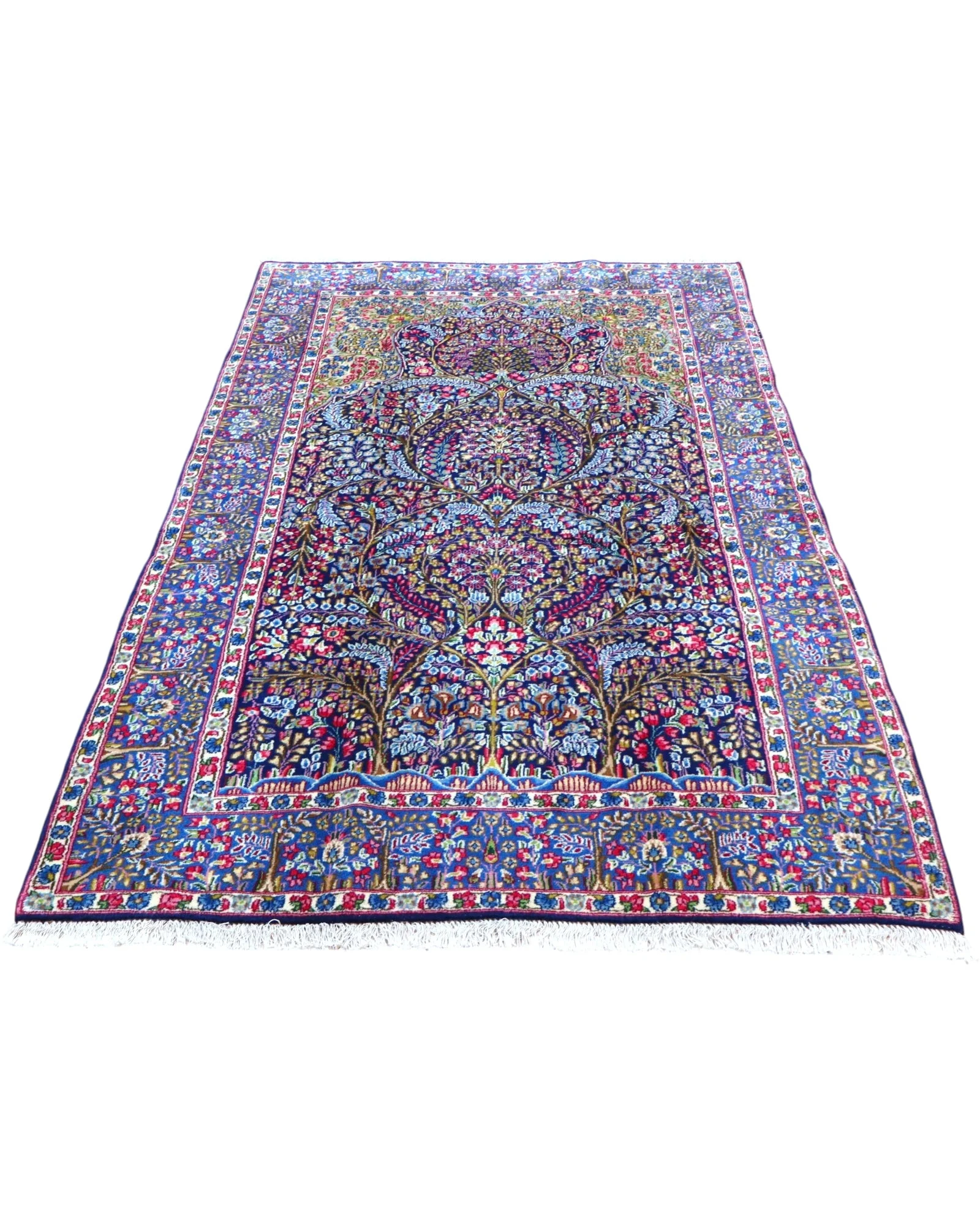 Kerman Persian Rug 247 × 153 cm, Wool, hand-knotted