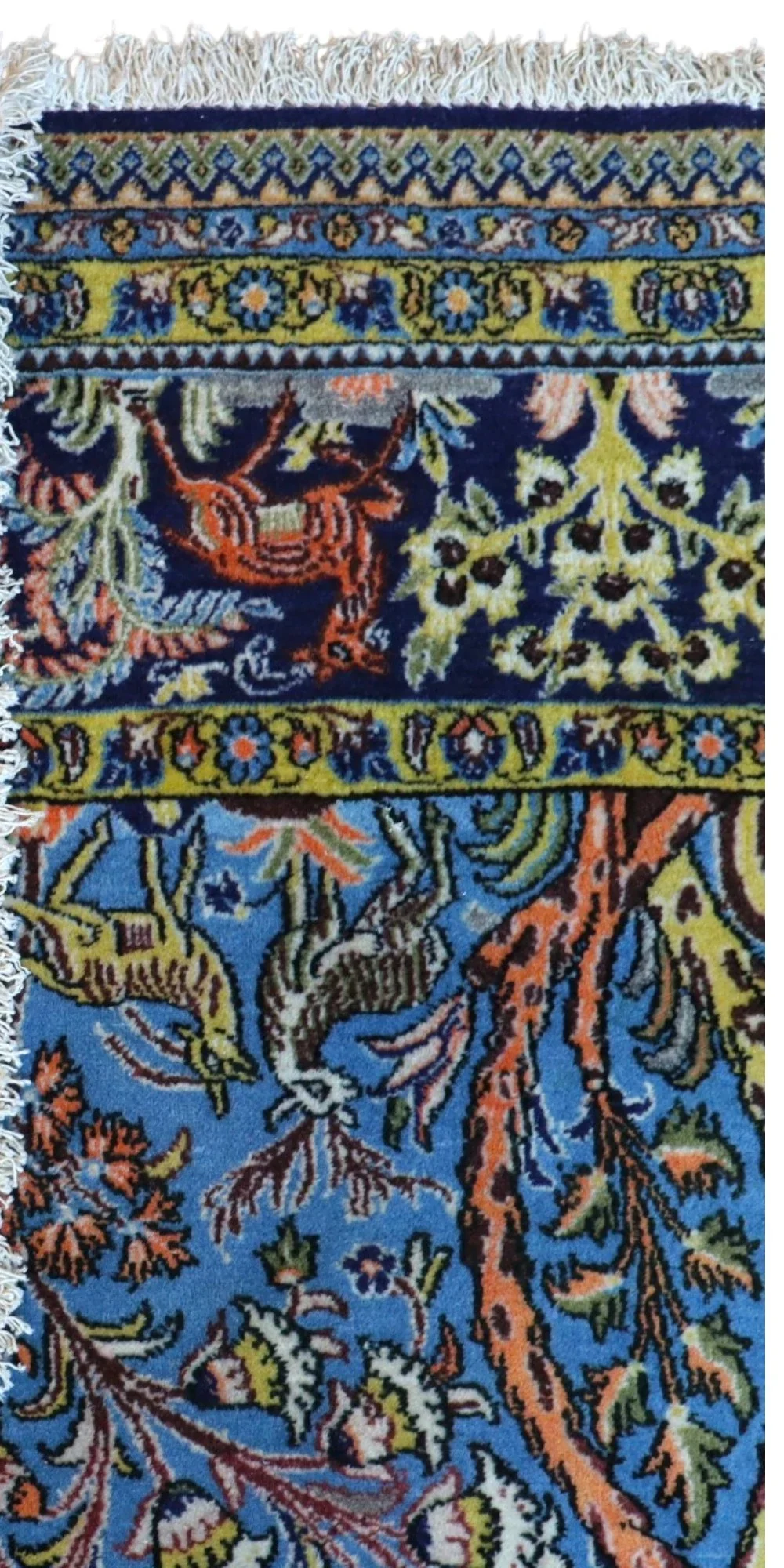 Qom Persian Rug 281 × 180 cm, Wool, hand-knotted
