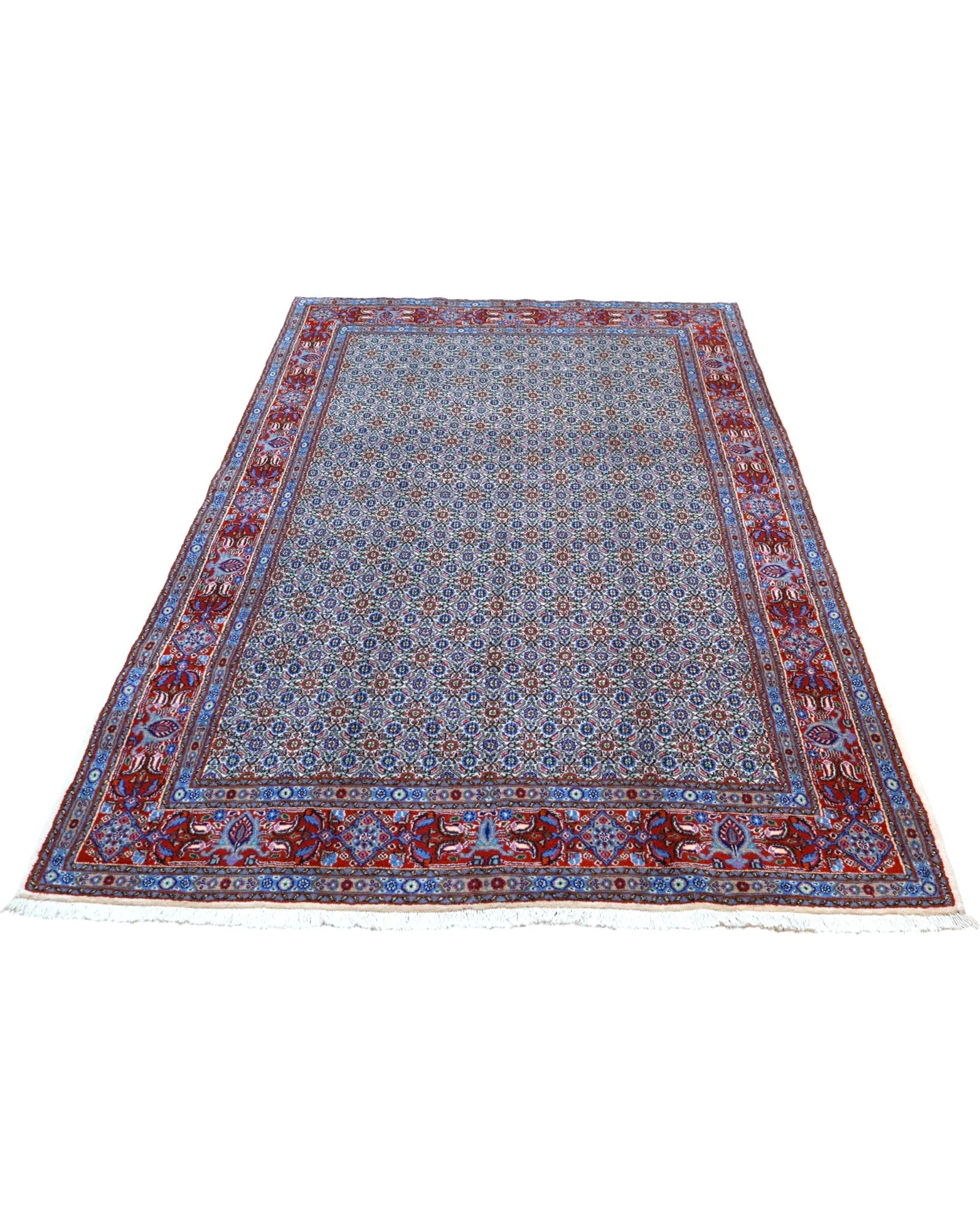 Moud Persian Rug 250 × 155 cm, Wool, hand-knotted