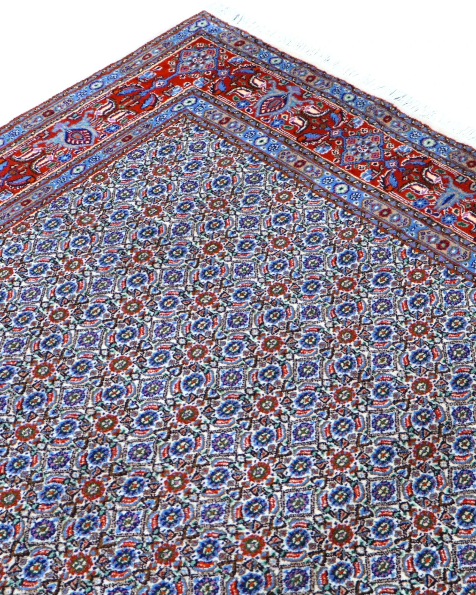 Moud Persian Rug 250 × 155 cm, Wool, hand-knotted