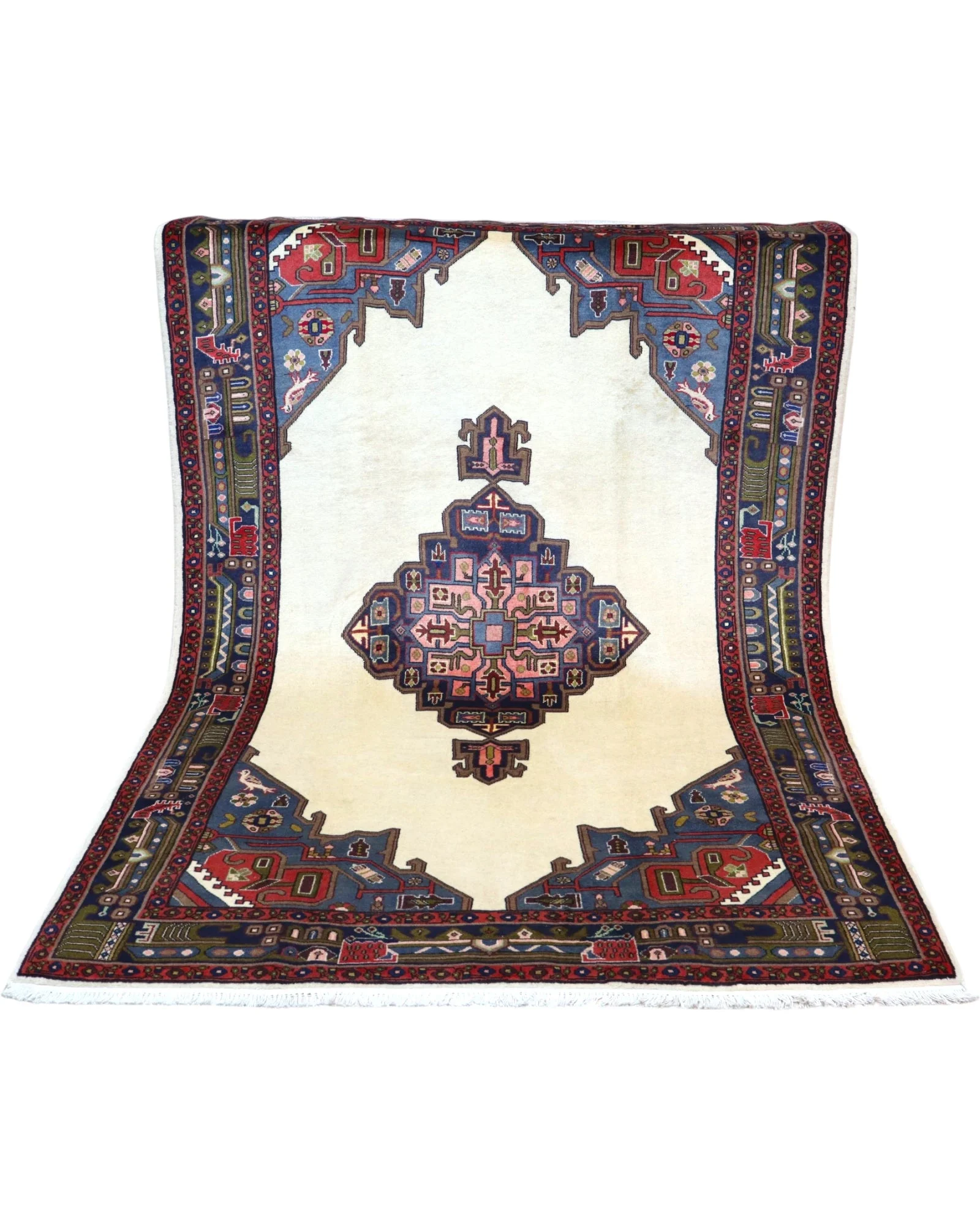 Afshar Persian Rug 240 × 160 cm, Wool, hand-knotted