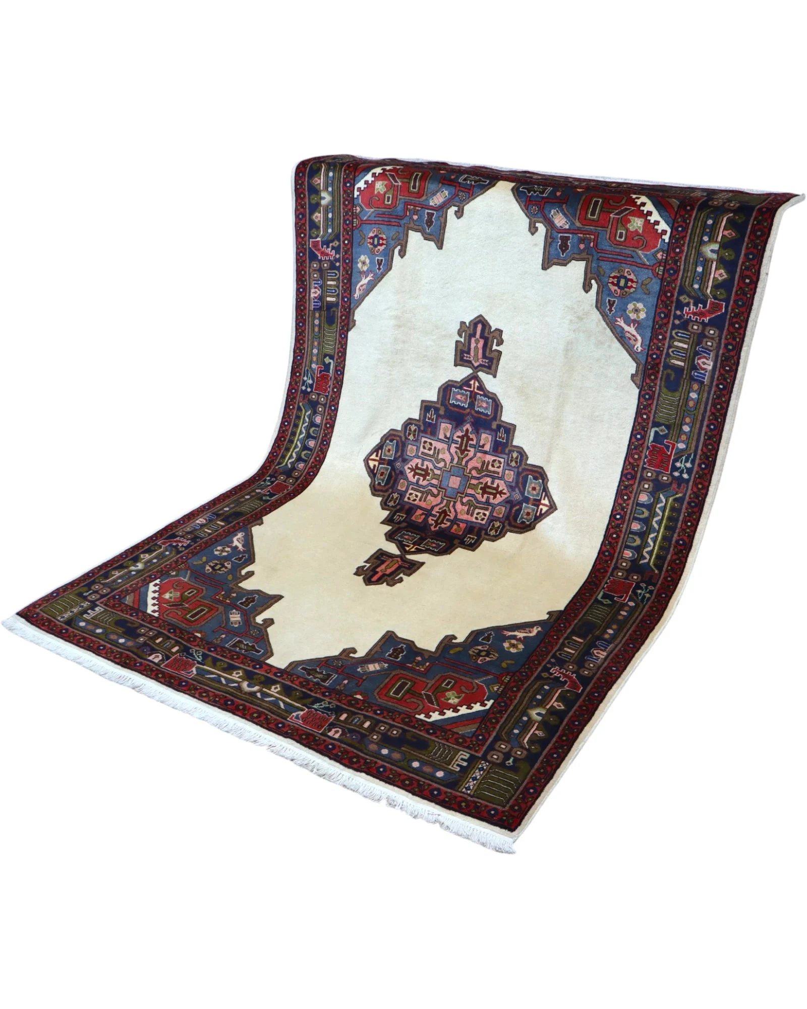 Afshar Persian Rug 240 × 160 cm, Wool, hand-knotted