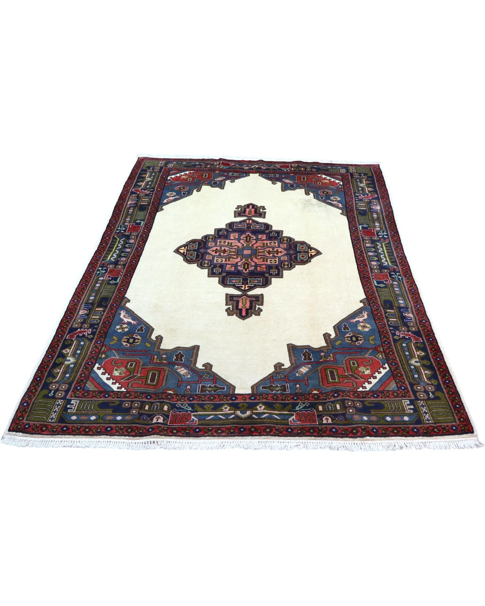 Afshar Persian Rug 240 × 160 cm, Wool, hand-knotted