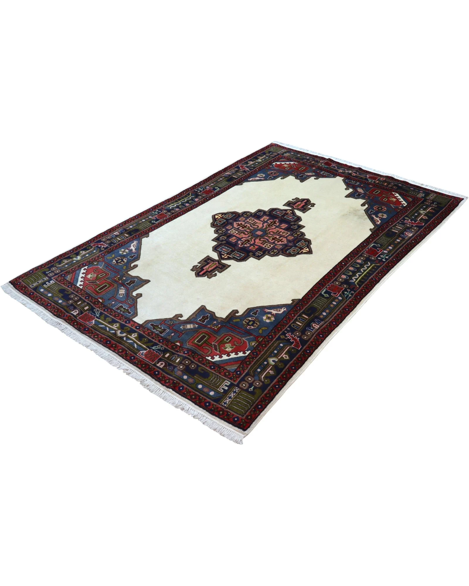 Afshar Persian Rug 240 × 160 cm, Wool, hand-knotted