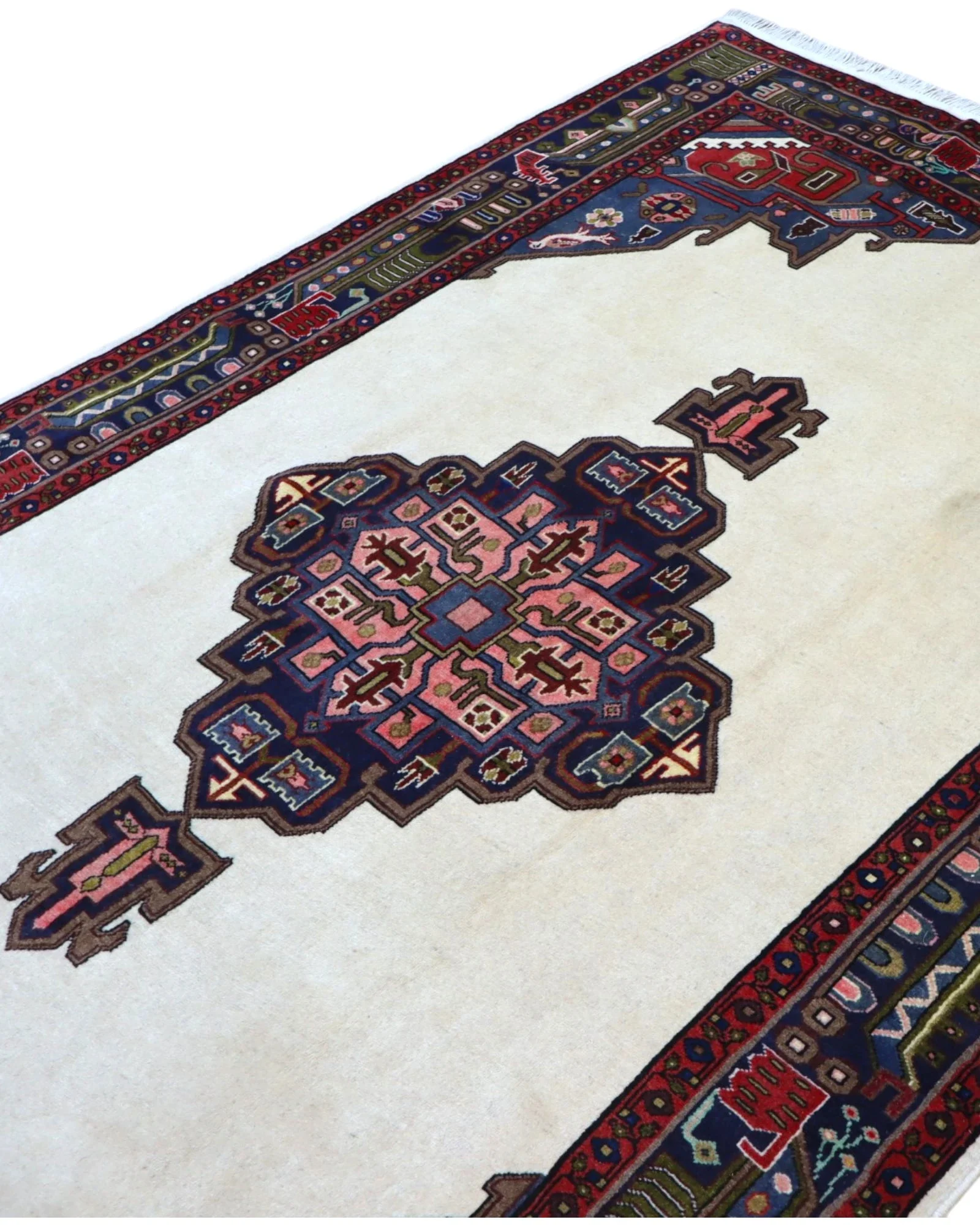 Afshar Persian Rug 240 × 160 cm, Wool, hand-knotted